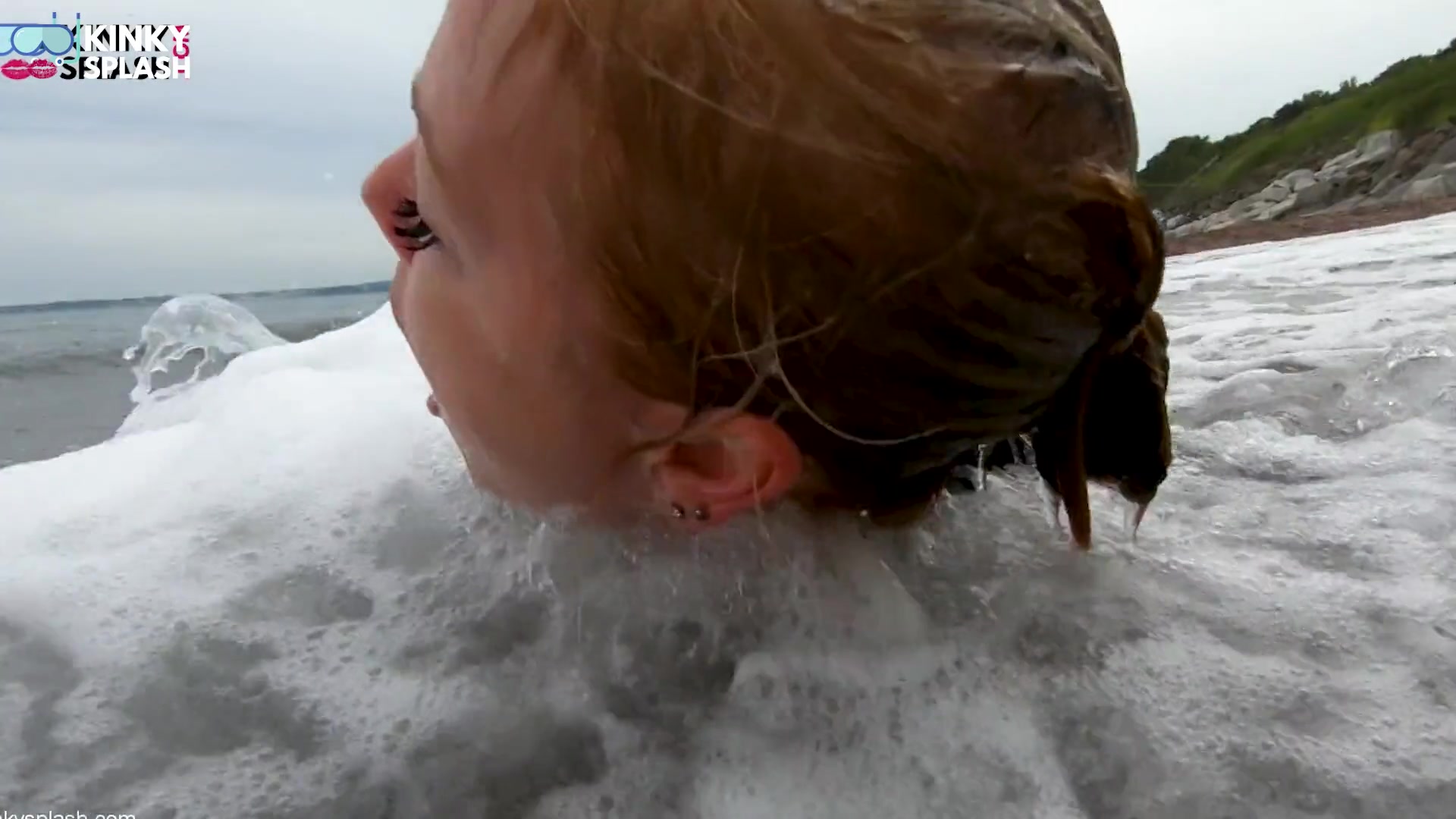 Hogtied in a Wetsuit - Rope Bondage Escape Challenge on the Beach