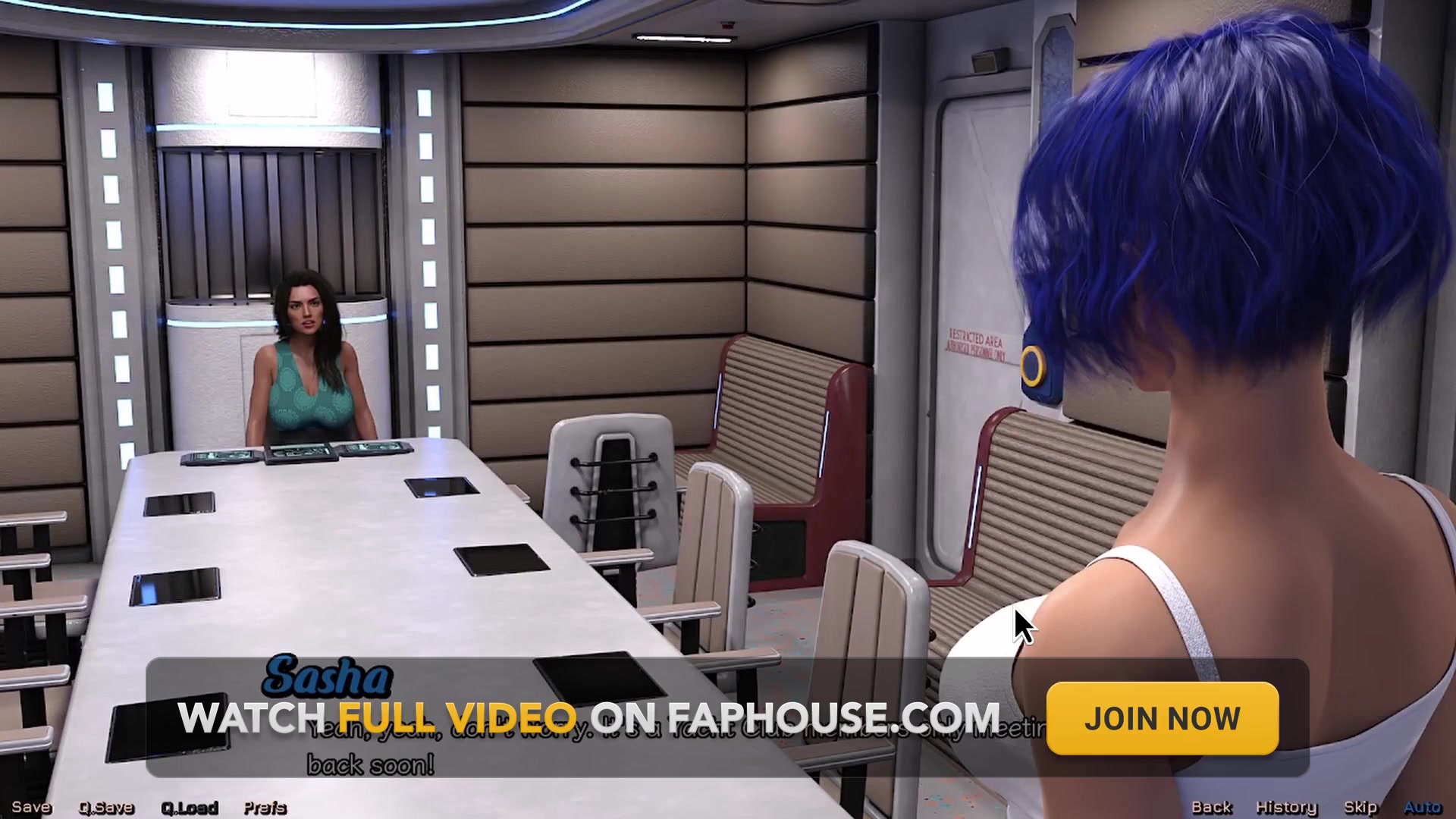 Stranded in Space - Planning on Fucking Hot Blue Haired MILF