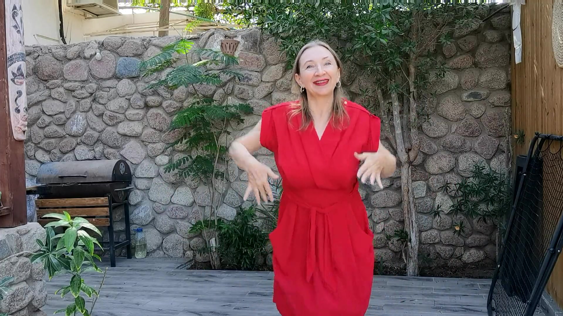 Red Grace in the Garden