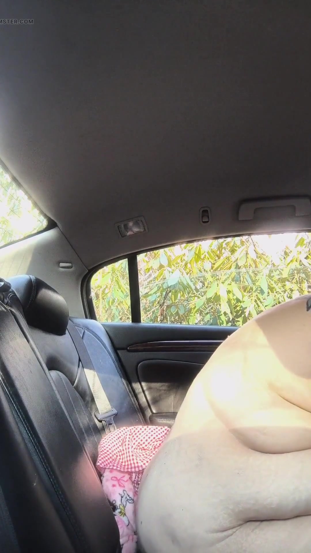 What a Wet Messy Spot Playing with Her Outdoor Twat