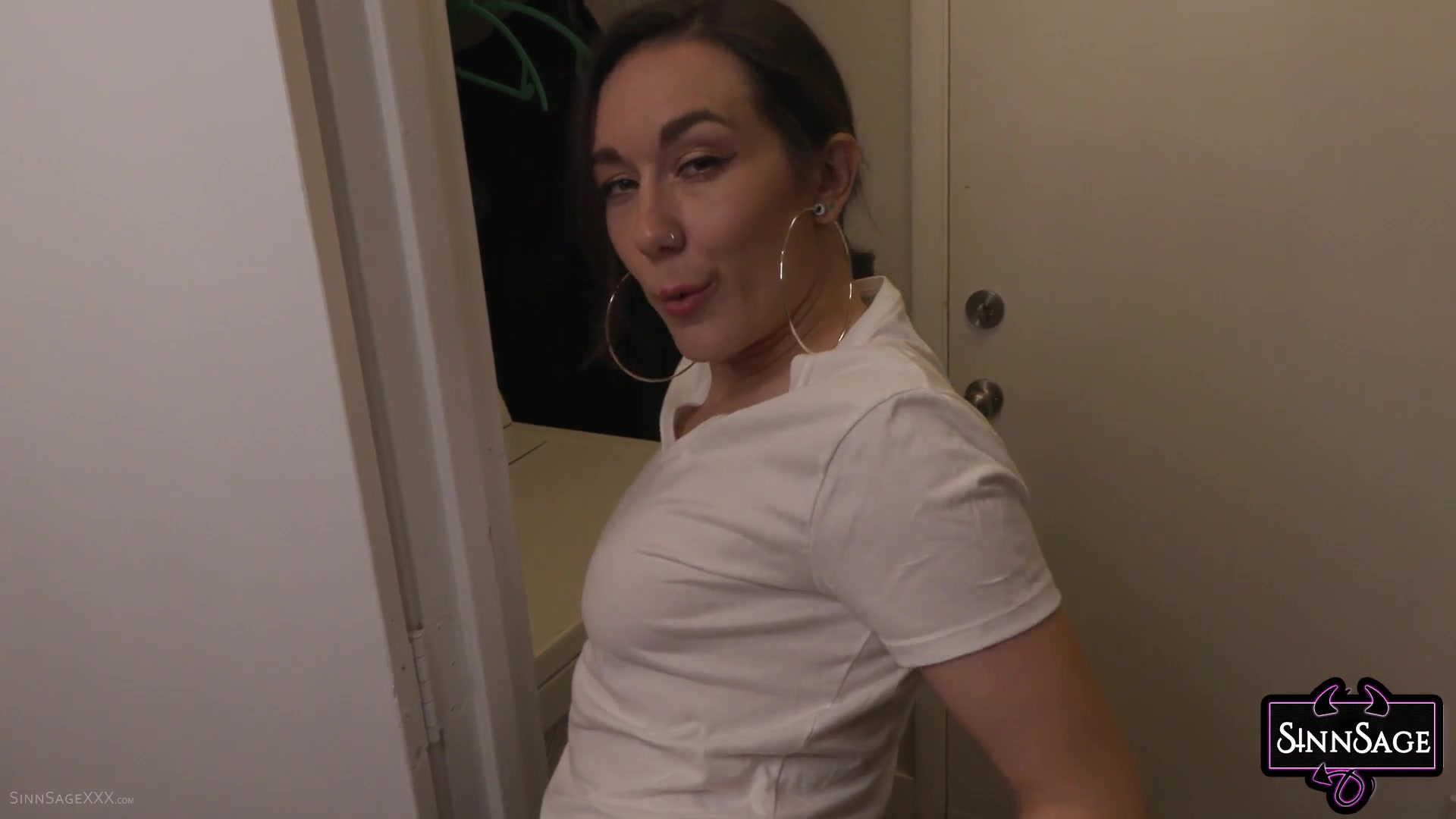 Naughty Sinn Sage And Her Lover Playing With A Sex Toy!