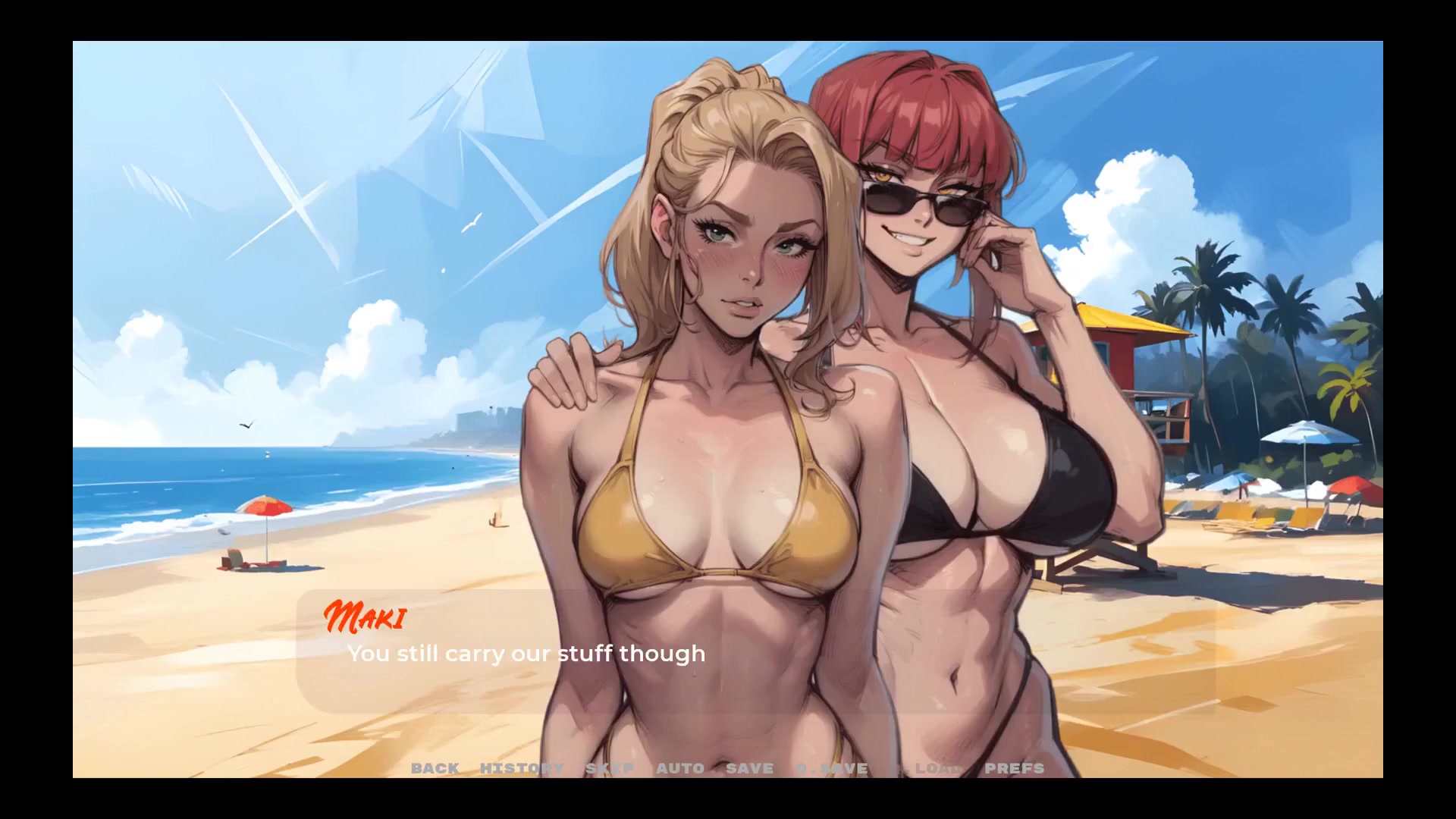 My New Girlfriend Taboo Hentai Game Ep.25 Tiny Bikini for Huge Step Sis Ass!