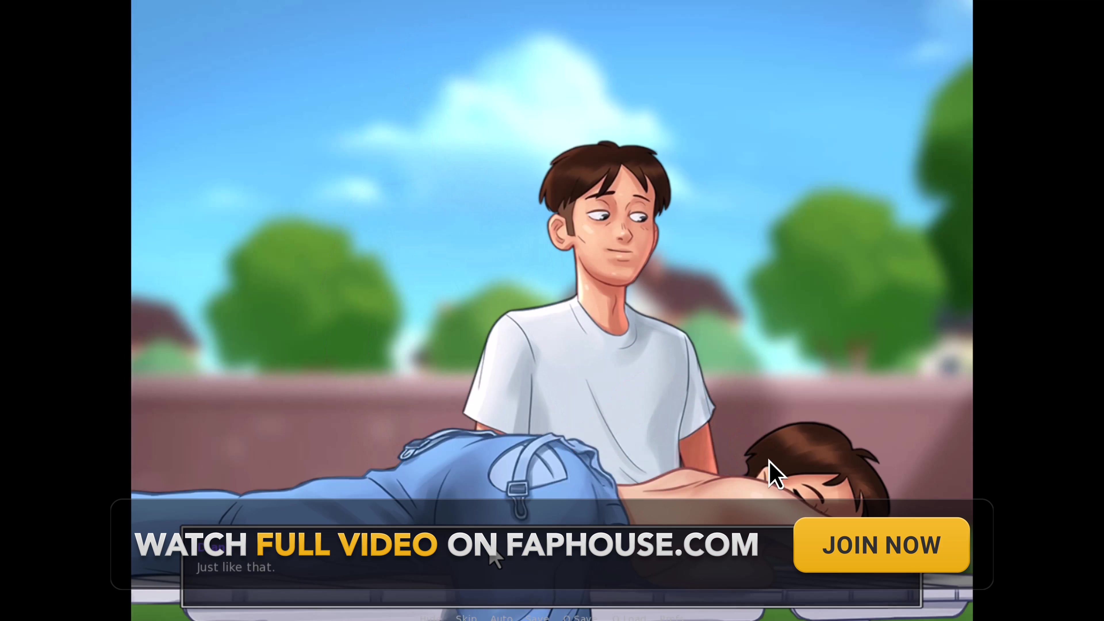 Summertime saga - got a boner everytime i saw boobs