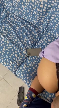 My neighbor comes home on a super hot day