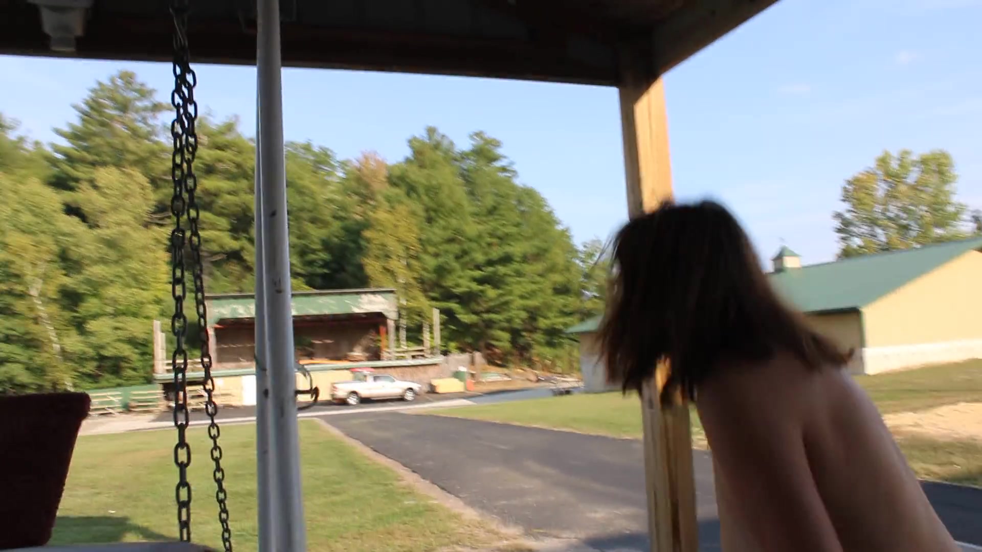 Candi Annie Fucked on Camp Ncn Campground Outdoor Sex Swing