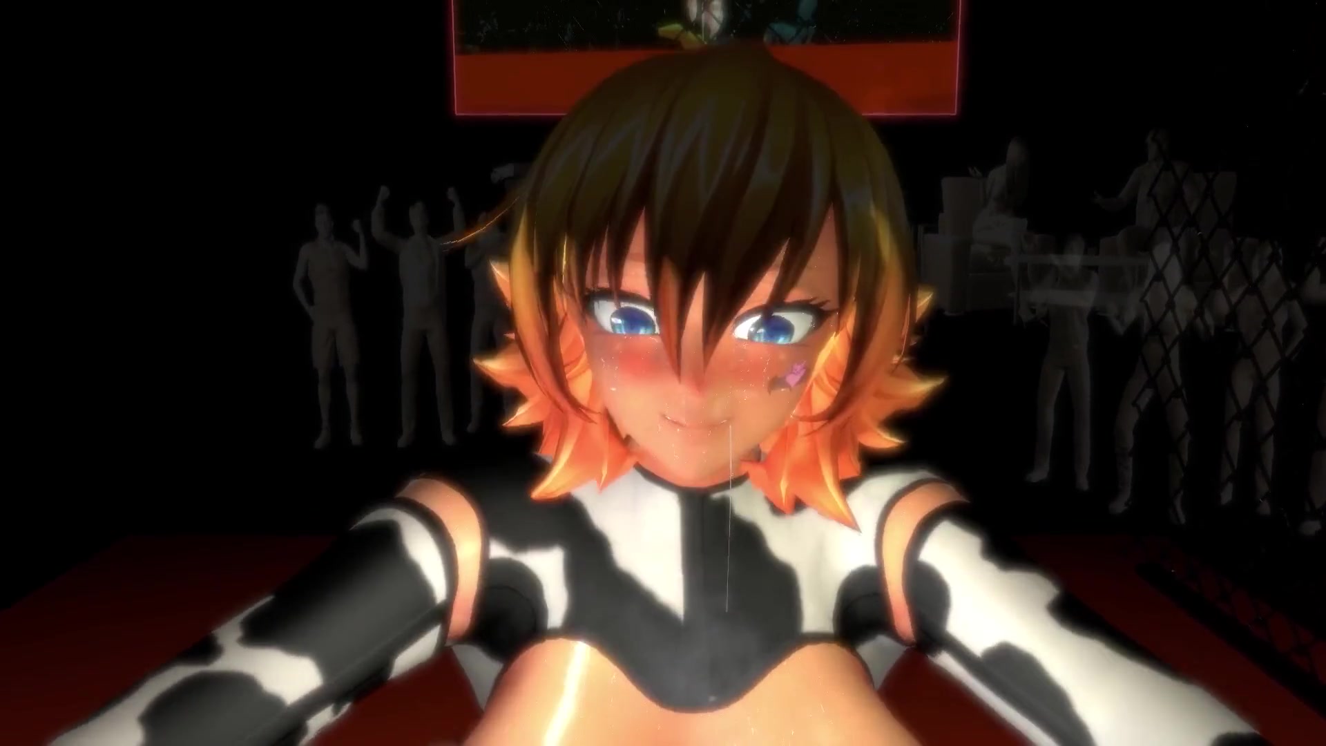 Anime Milk Girl Gets Fucked In The Wrestling Cage