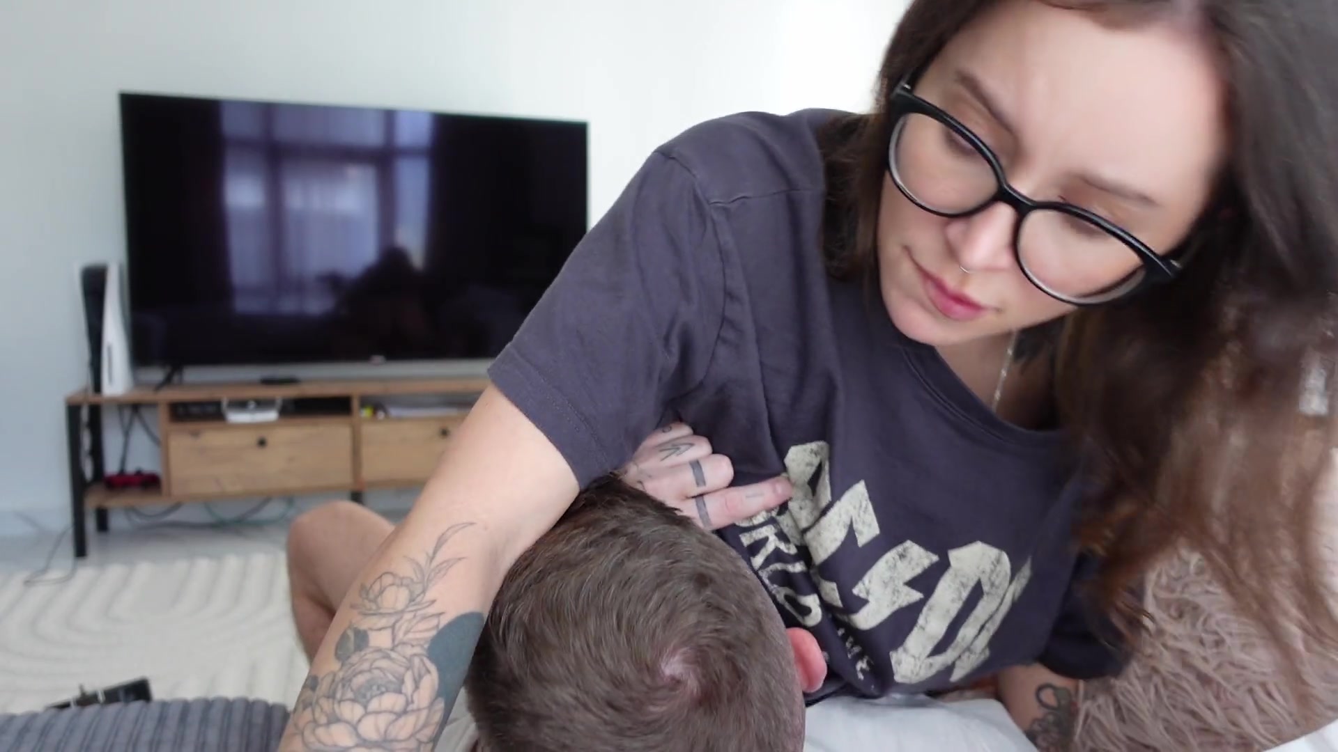 Stepsister Loves Hot Sex and Eating Cum!