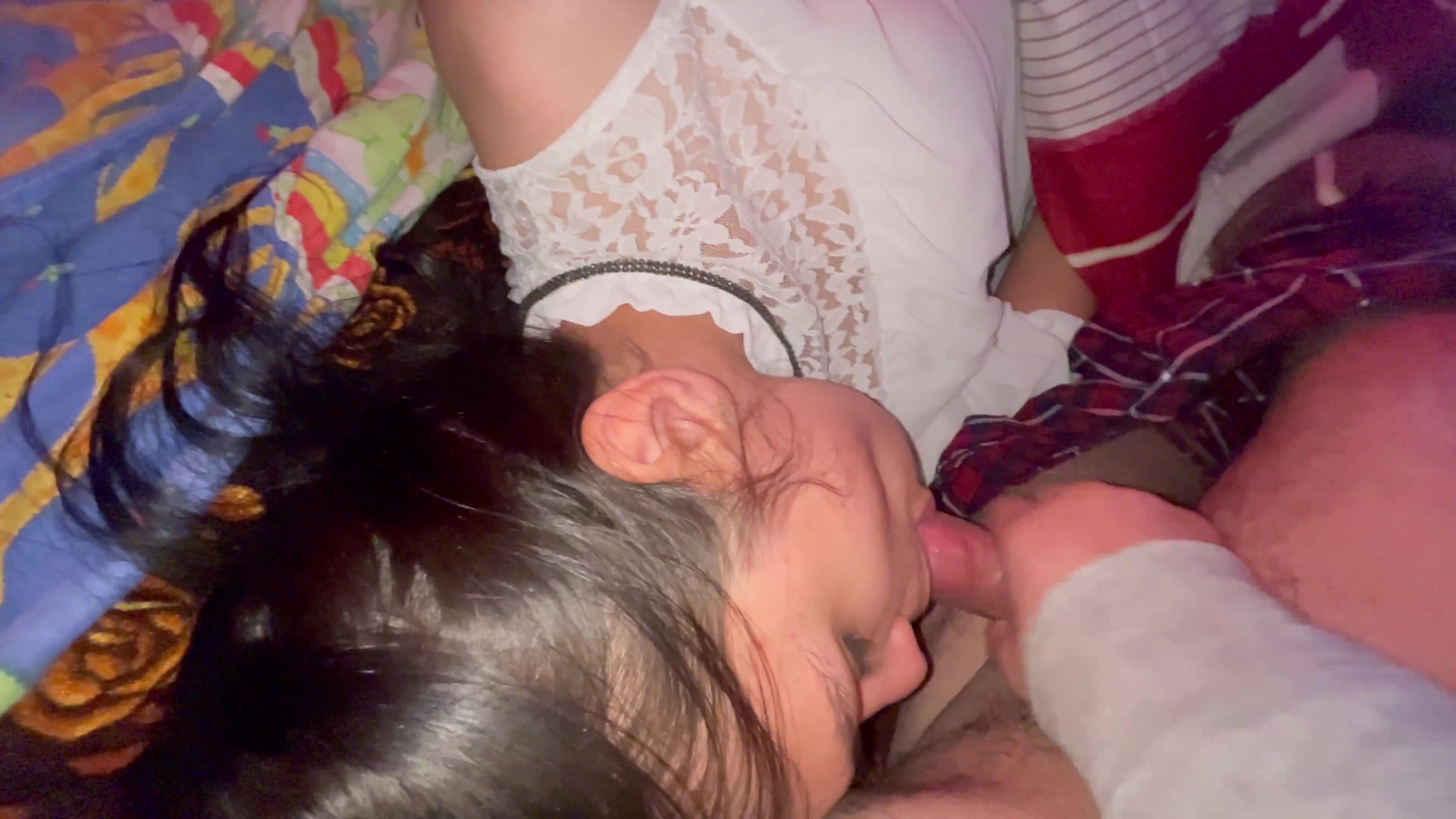 Step Dad Uses Me All The Time To In My Mouth, To Let You Go In My Mouth, To Swallow