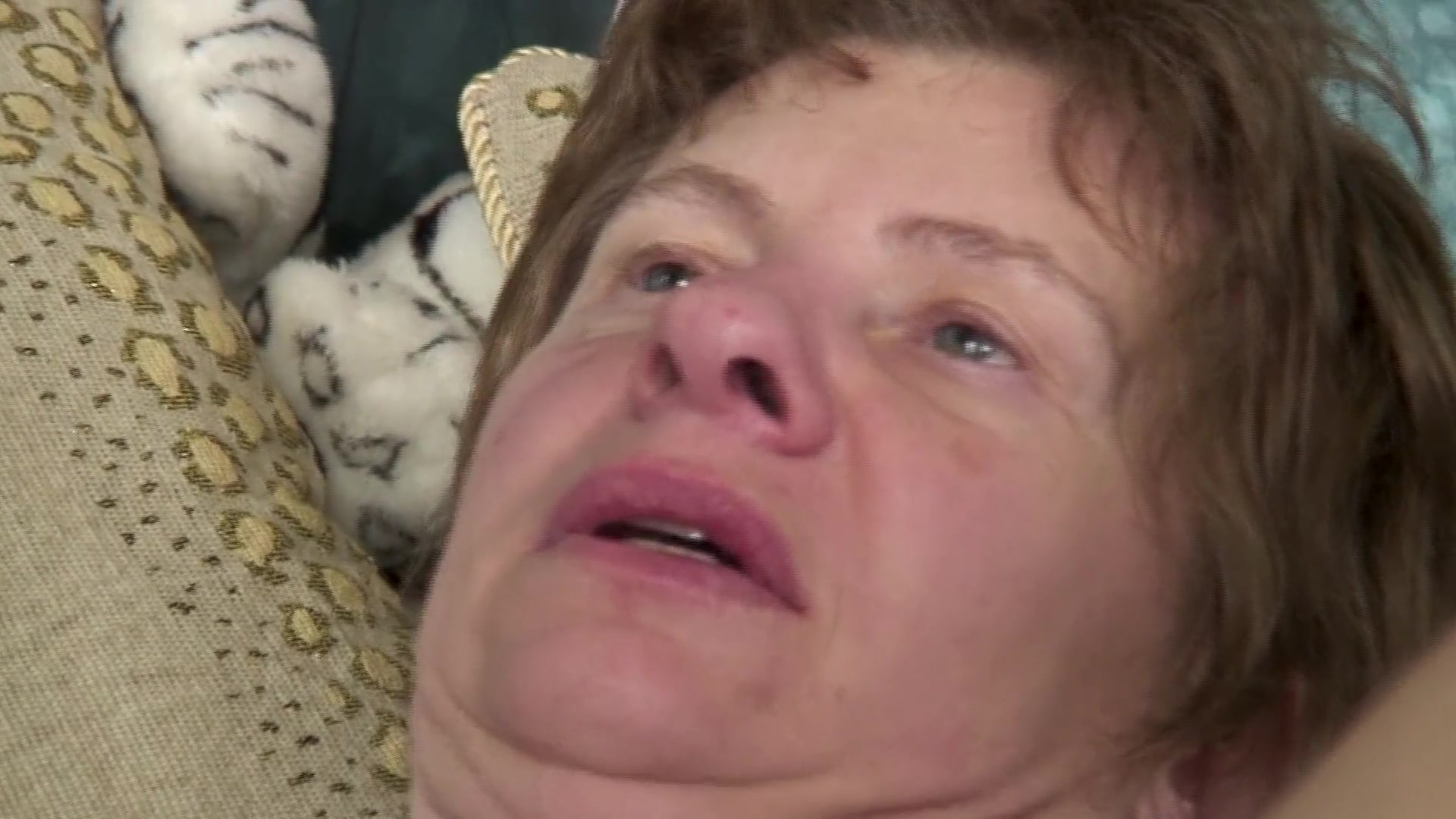 horny granny masturbates and then gets fucked