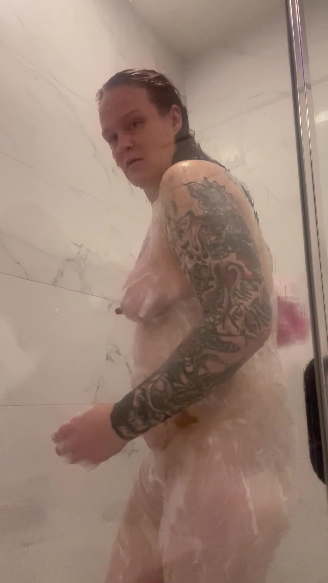 Sneek peek on sinful secrets in the shower