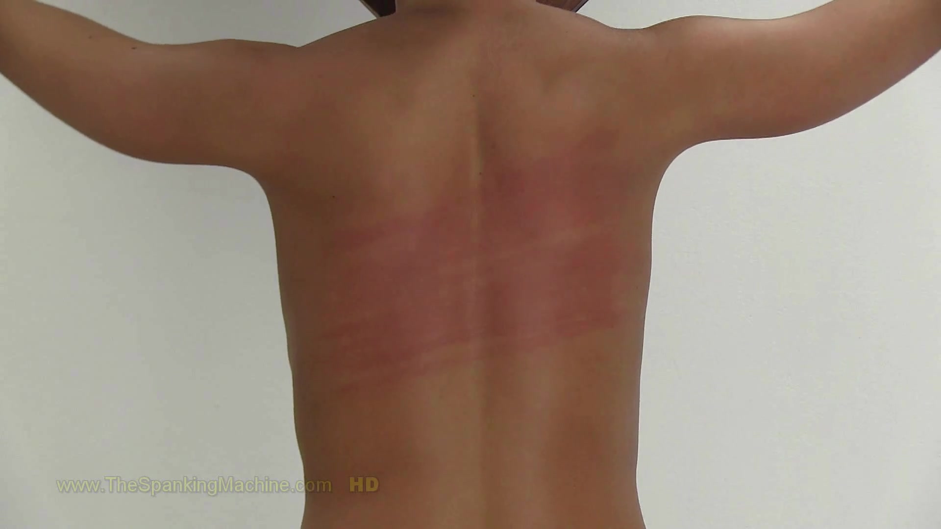 Victoriaa2 Spanking Machine - Bare Back Whipping