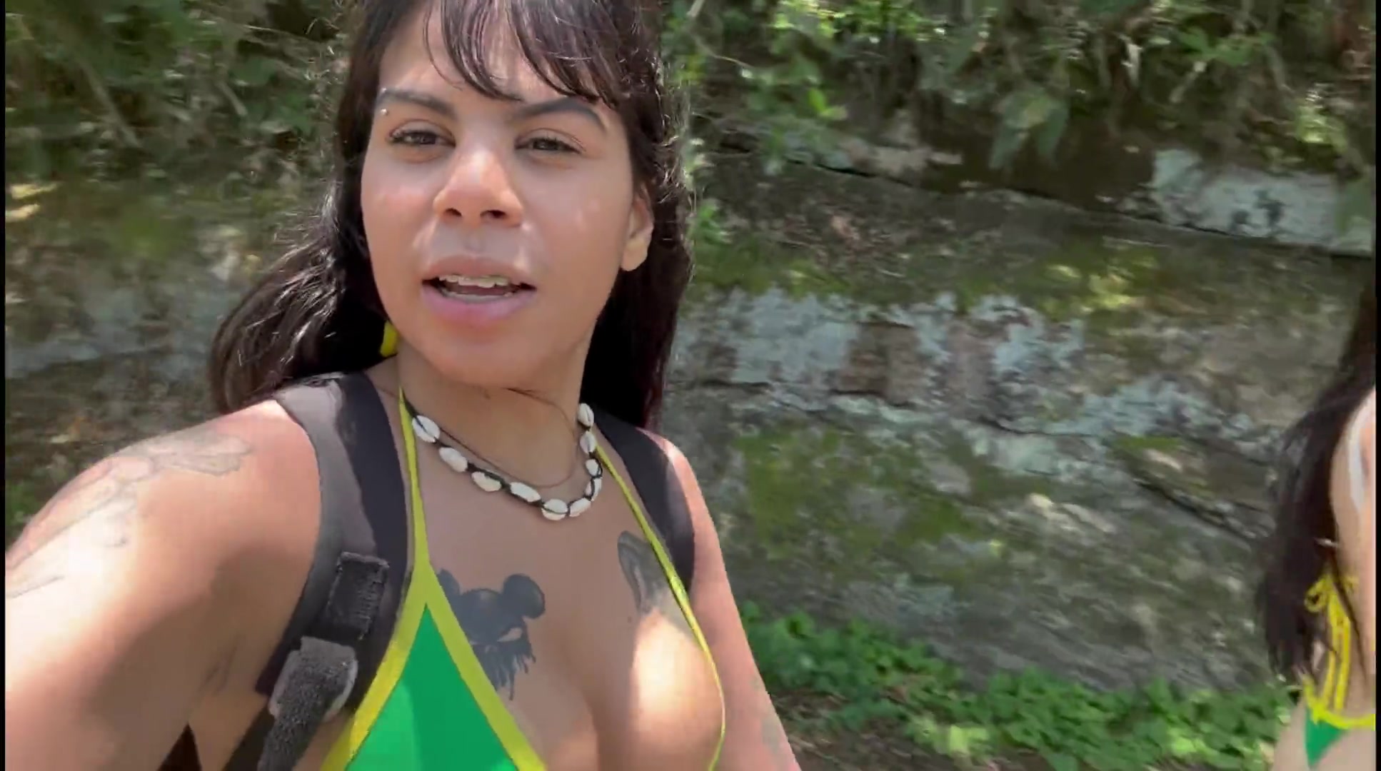 Heyya wife and friends doing whoring on the beach!