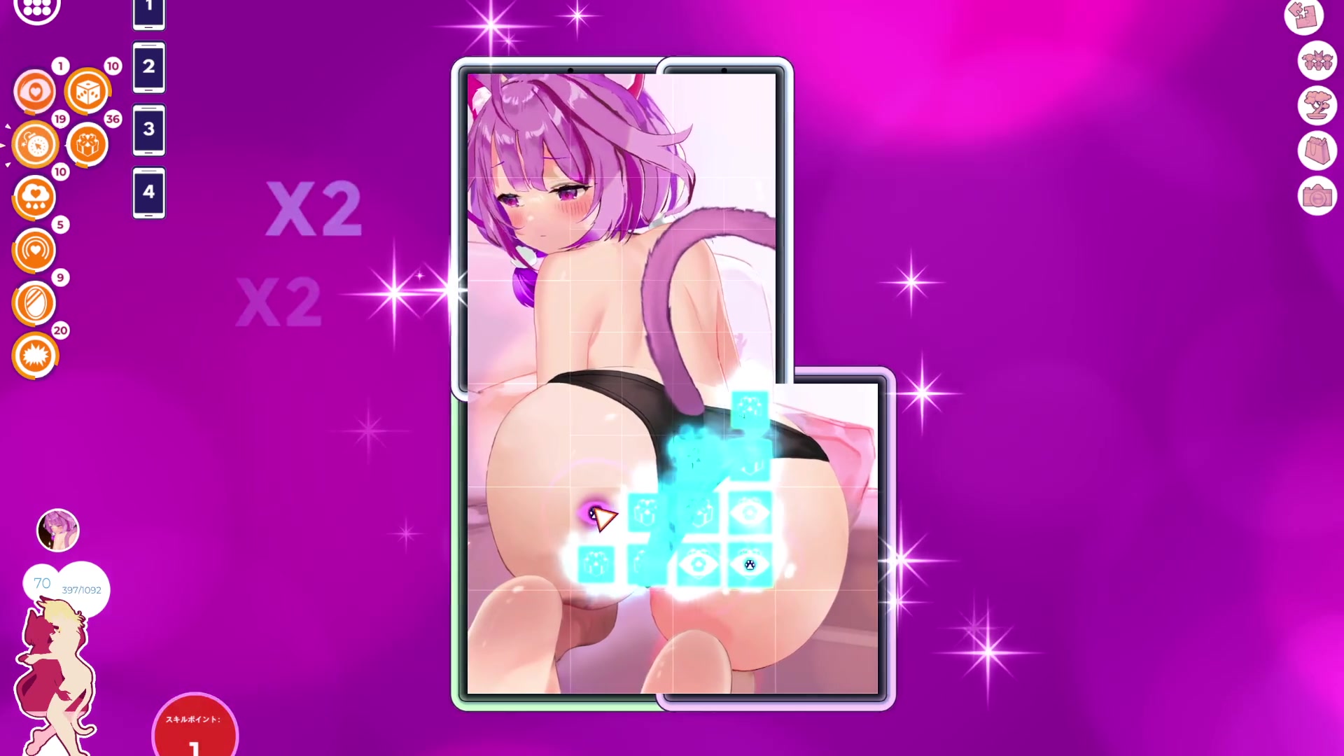 #3 [Mosaic Cat Wife 5] Cute girl who is a gamer! Live commentary part3