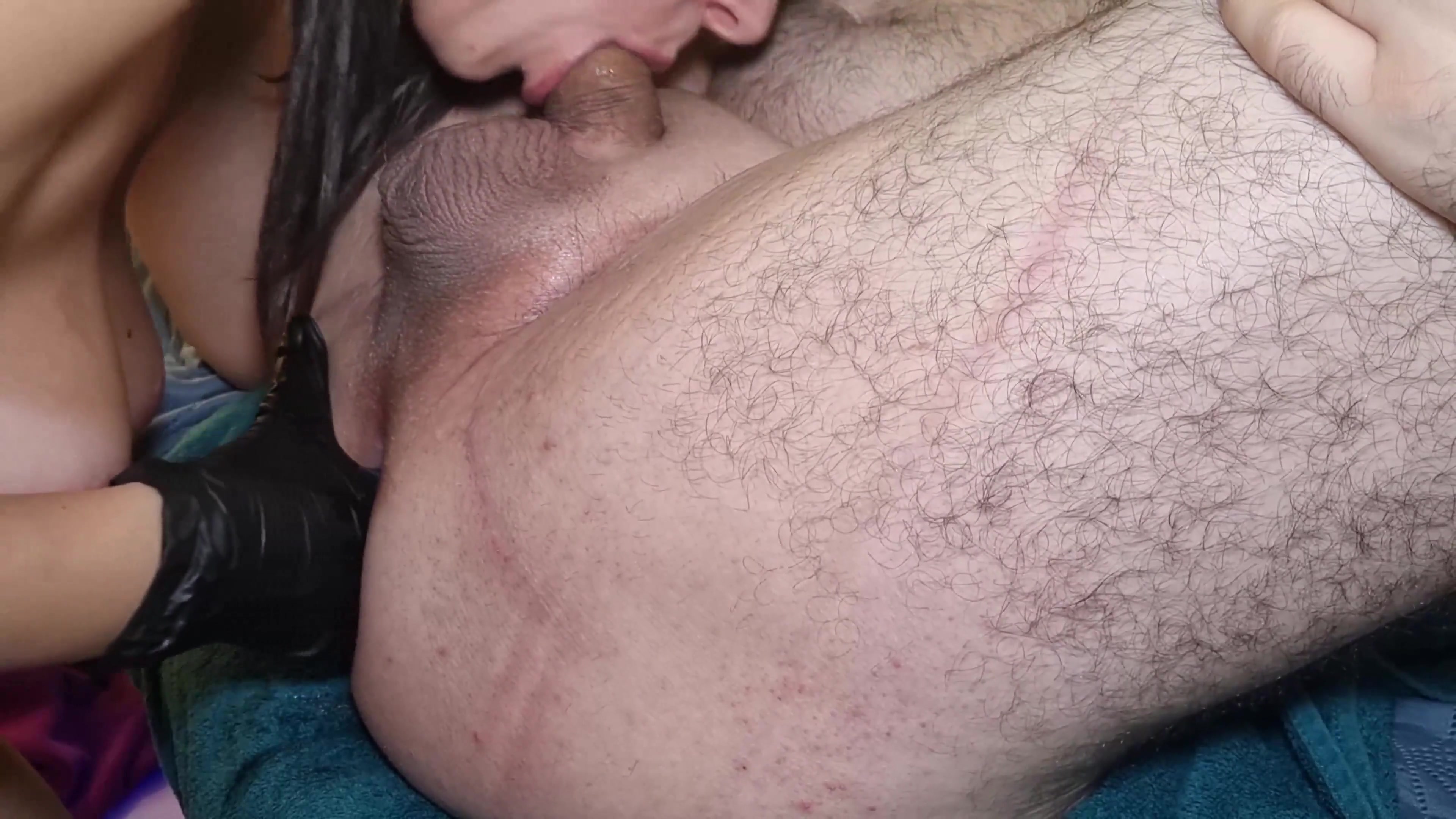 Blowjob with Prostate Massage. Rimming. Prostate Cumshot. Ep 2402