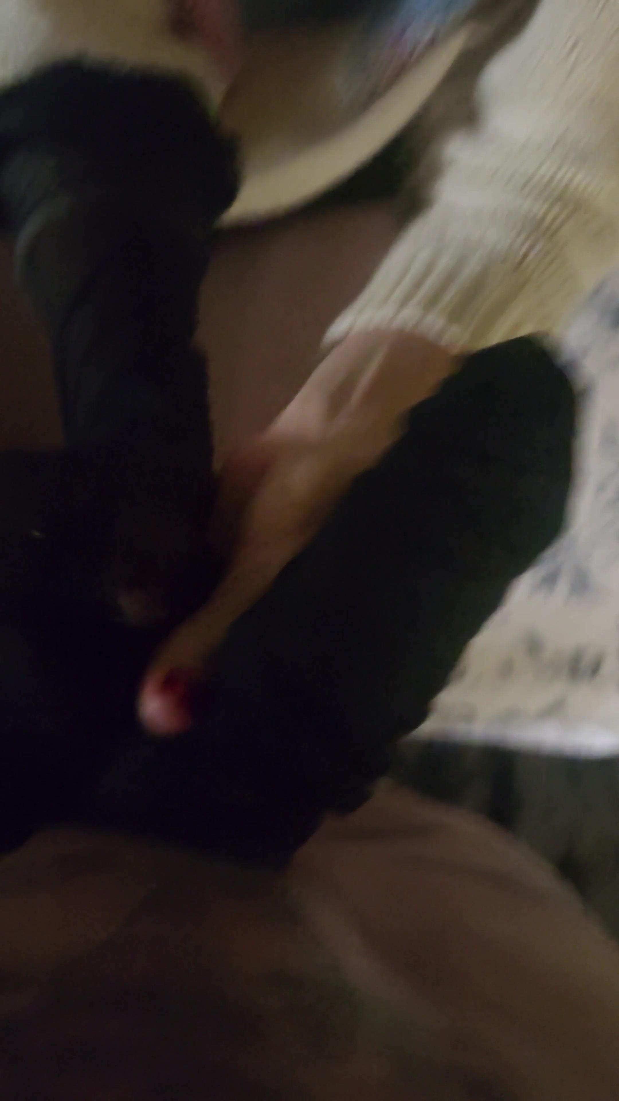 Goode Girl Nylonplay with Hubby's Cock and Balls