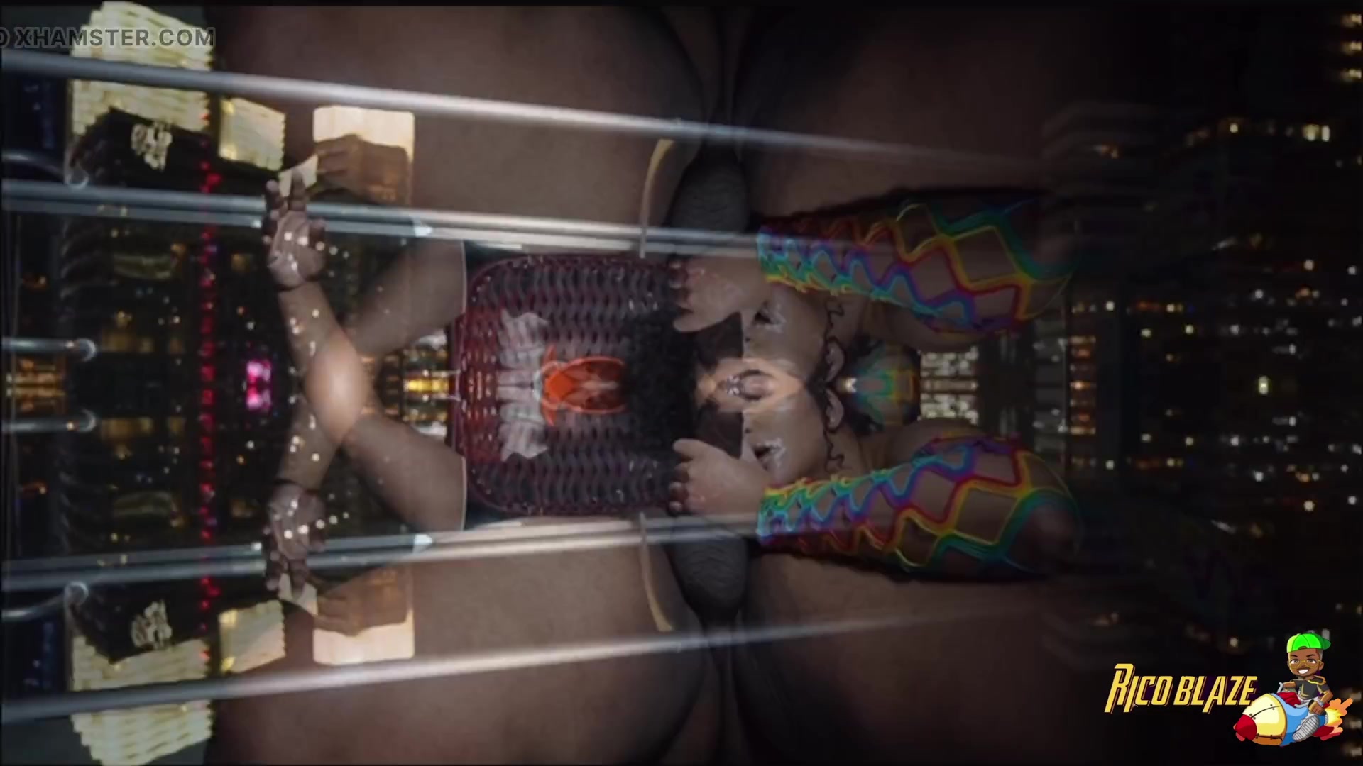 Big Booty Ariel Love Gets Pounded on Vegas Balcony