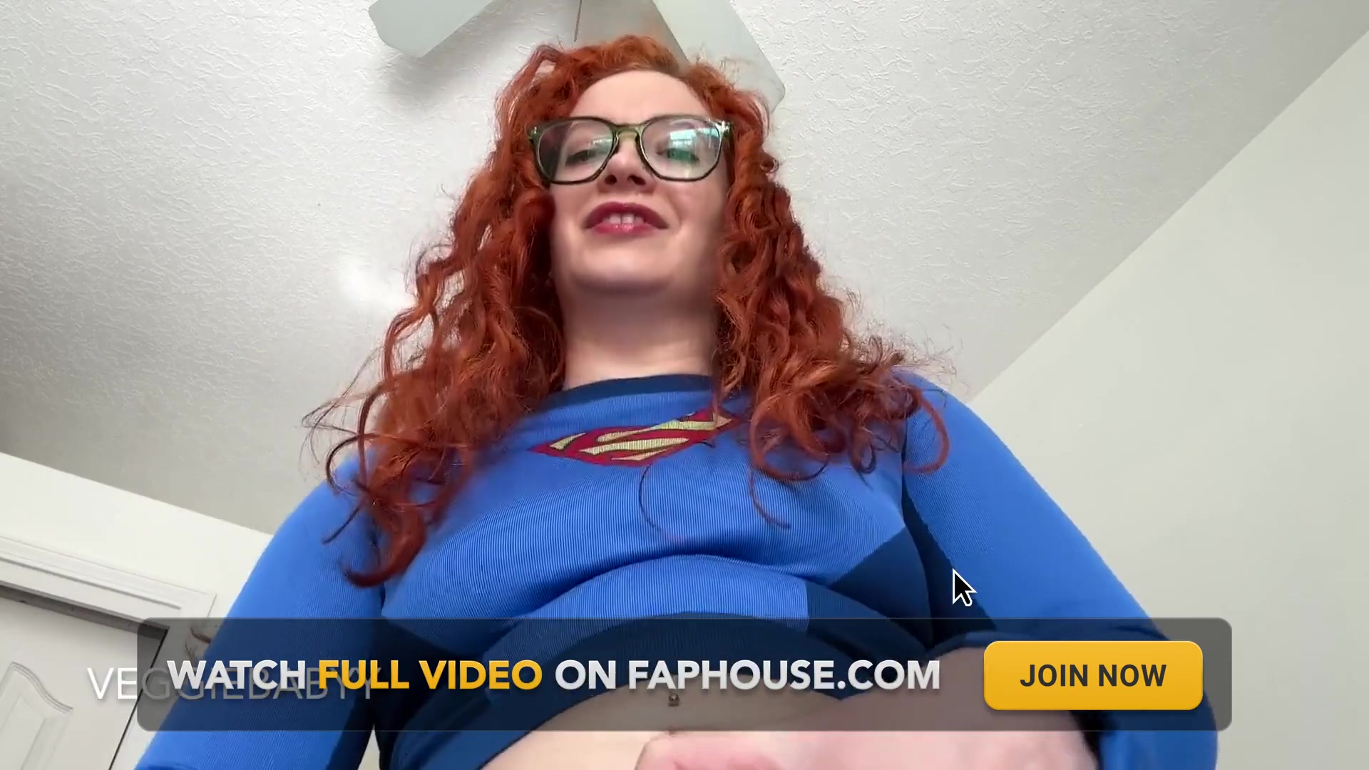 Evil Supergirl's Ass Worship, Blowjob, Pegging, and Facial for Powerless Superman
