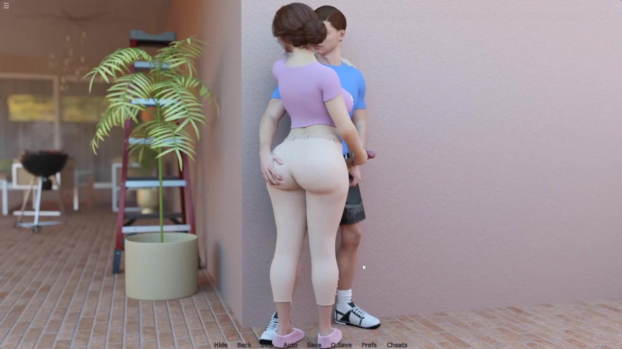 Horny Stepmom Love Me touching her Pussy