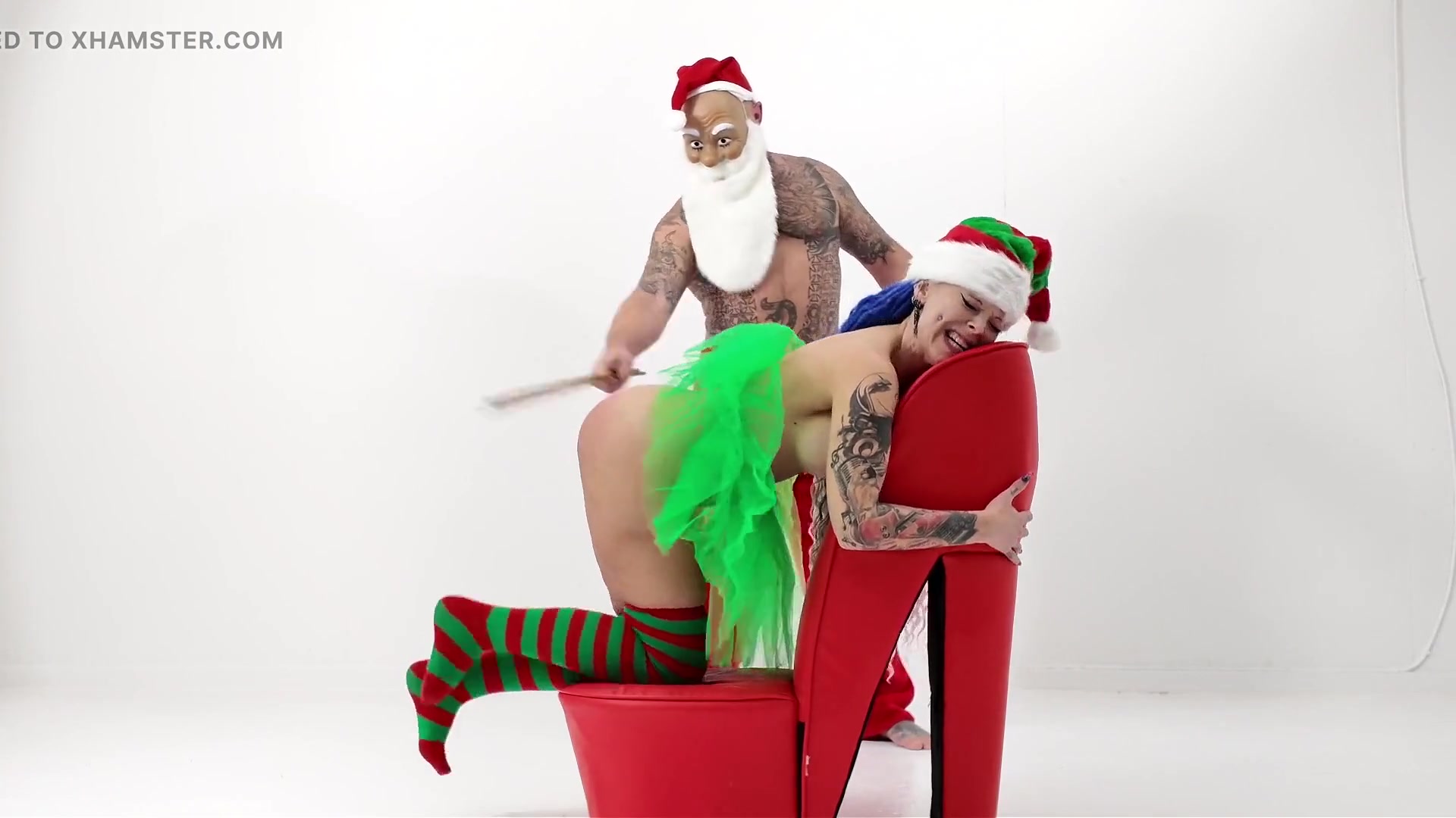 Christmas Cane on Naught Elf Girl