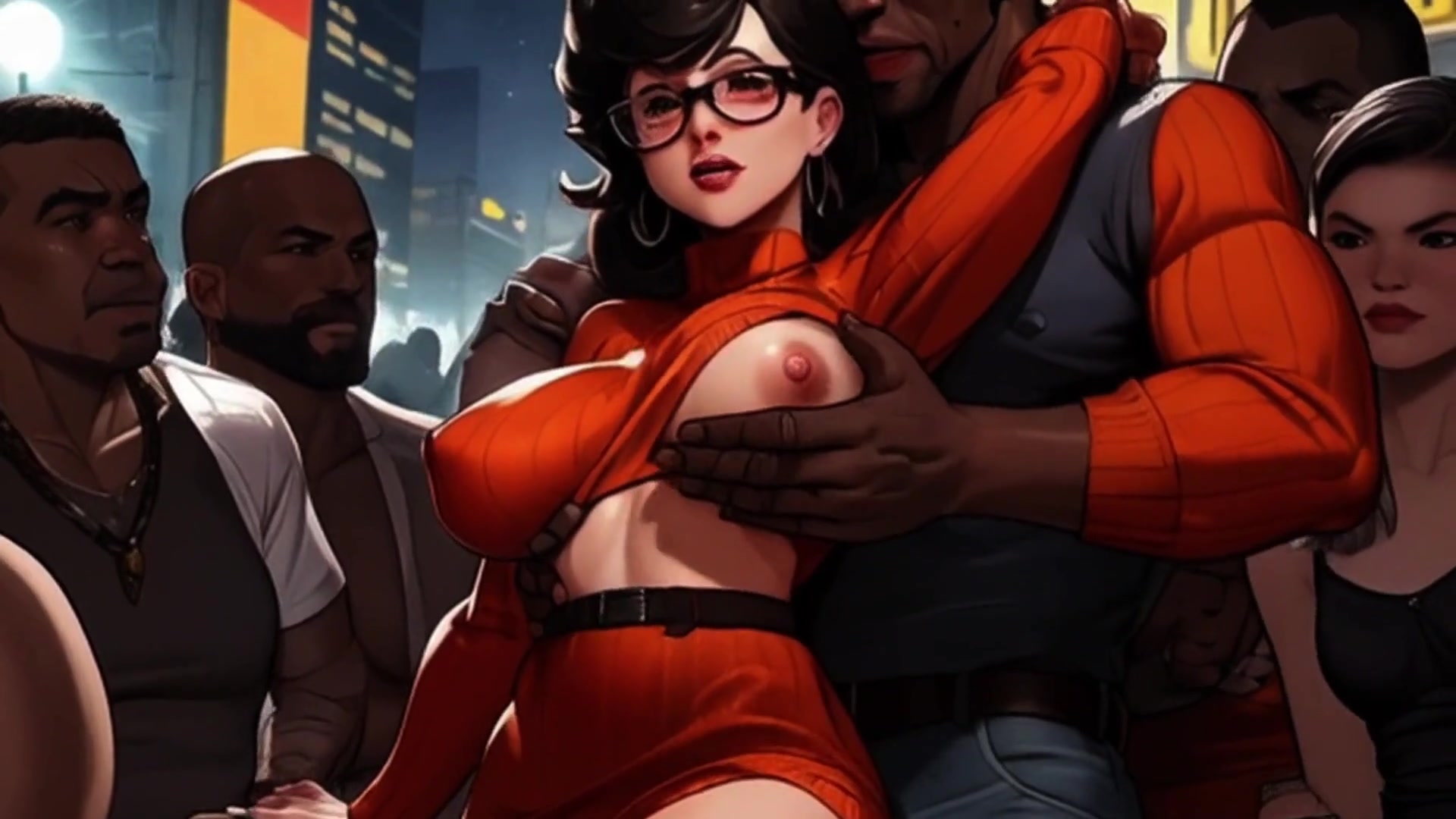 Velma Investigates Sweaty Black Cock In A Mosh Pit
