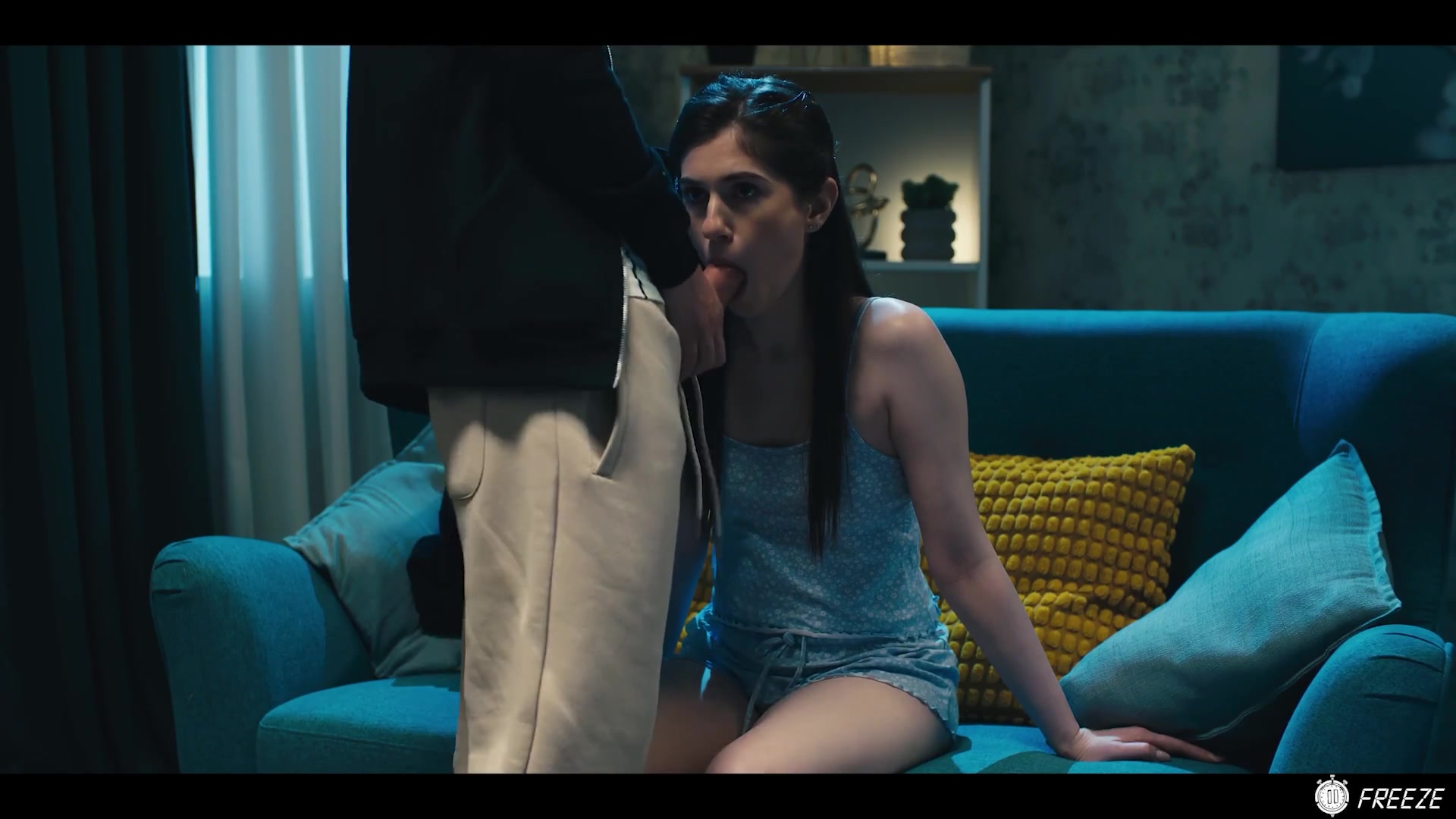 Russian Girl Facefucked While the Time is Frozen - Hot Pearl Time Stop Scifi Freeze Porn