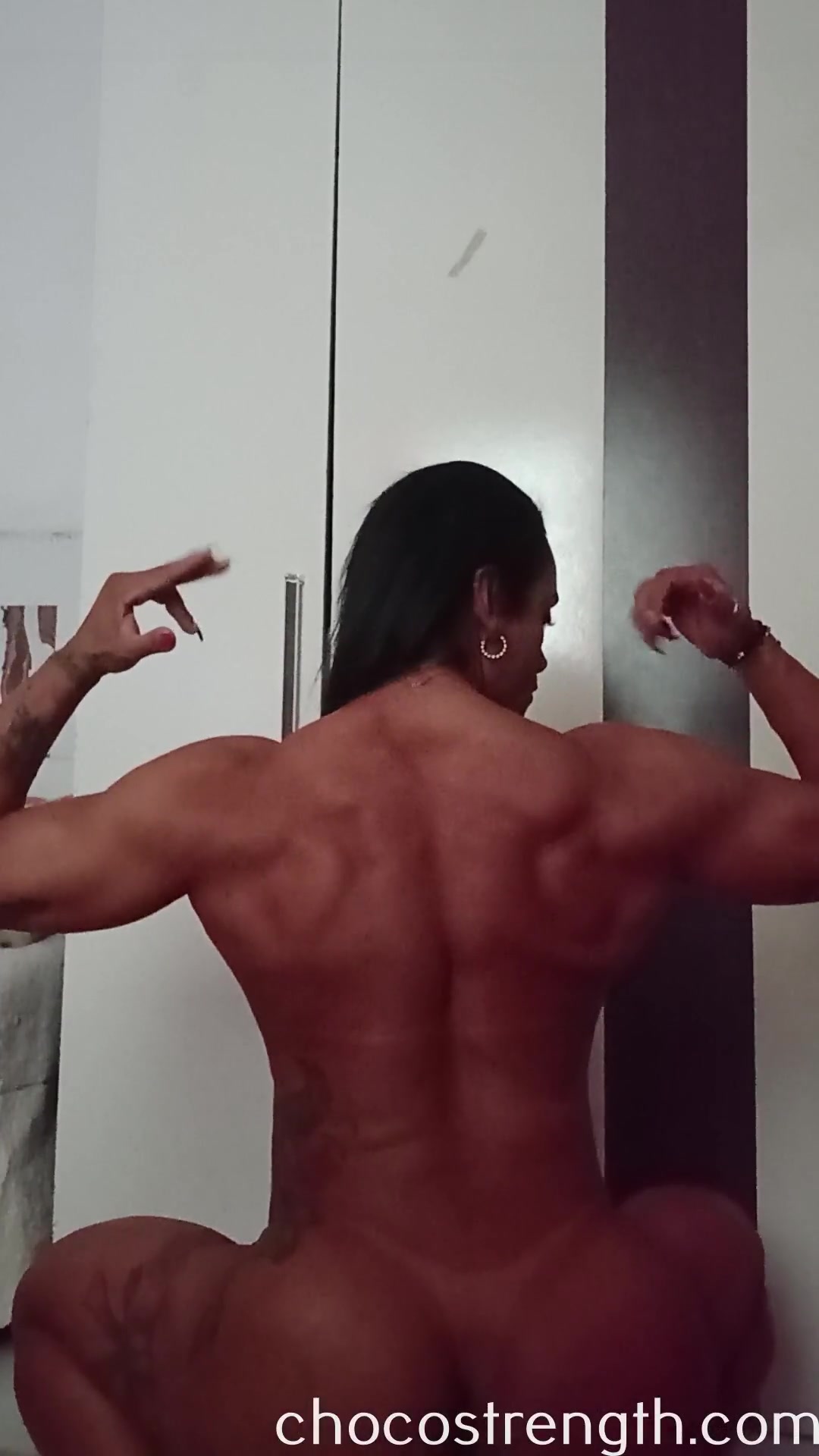 Shredded milf muscles aren't for the weak