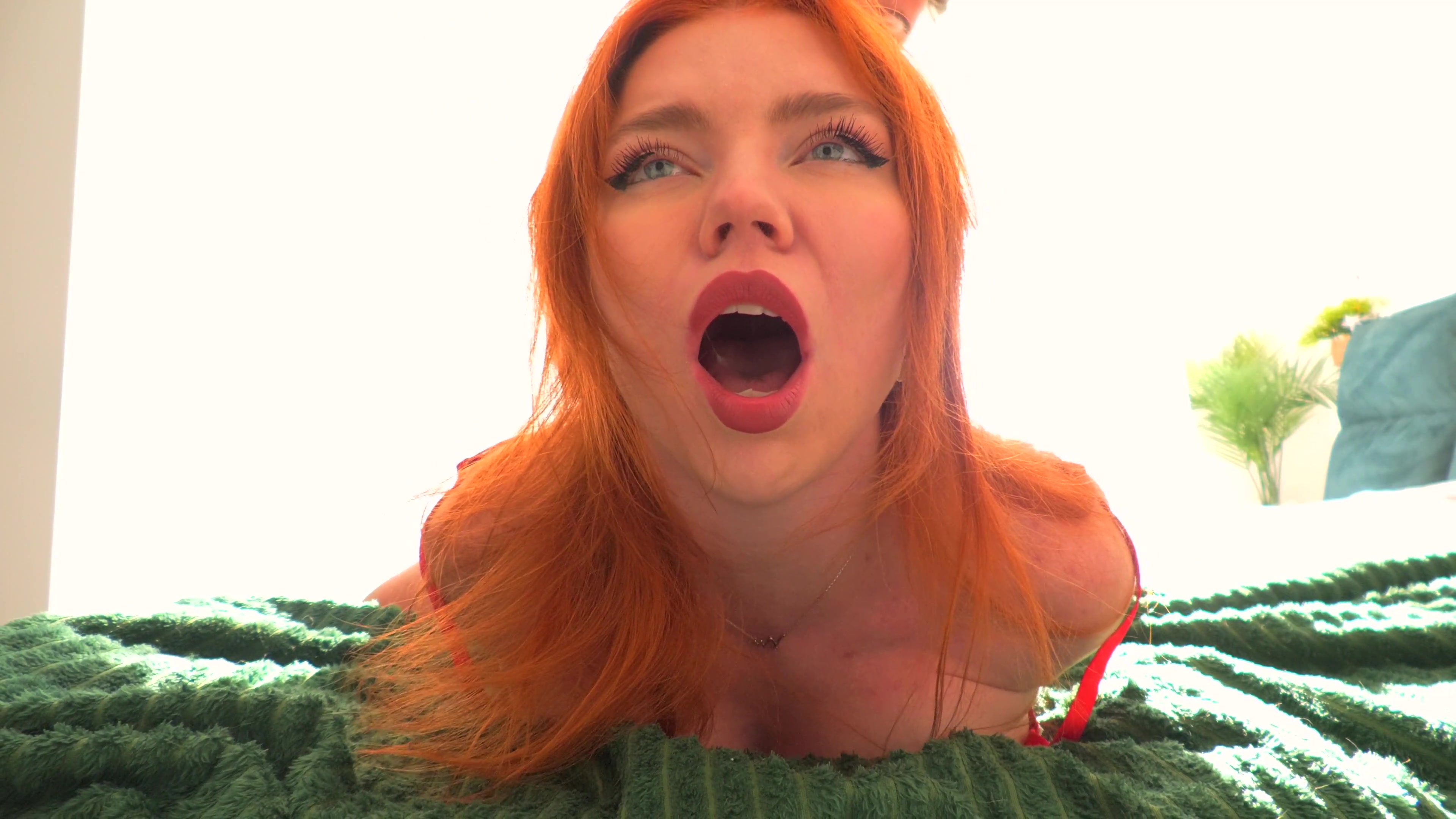 CUCKOLD watches me fuck his wife on a video call!