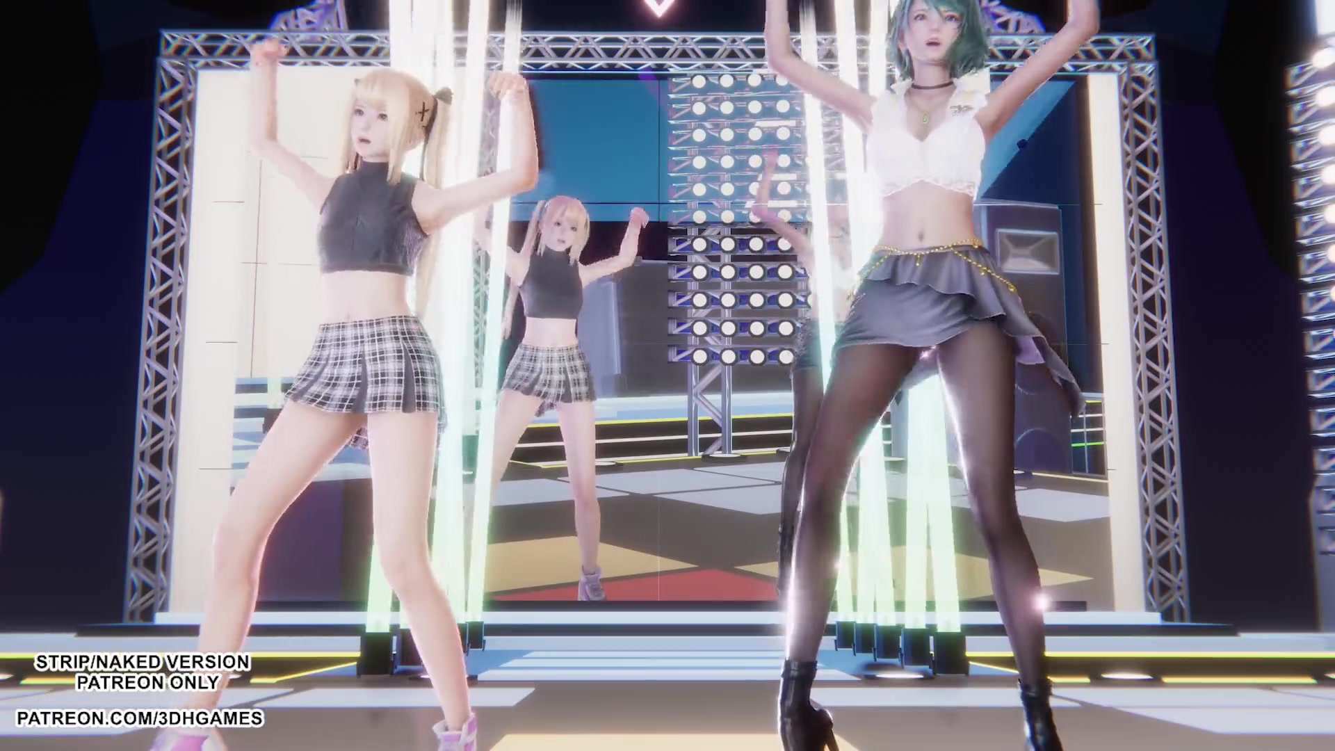 MMD Sunlight Marie Rose Tamaki Sexy Dance Doa Hentai Uncensored 4K 60FPS