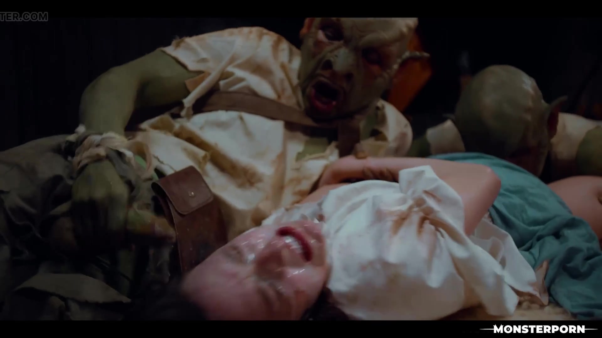 Lost In the Woods Medieval Monster Gangbang - Gooner Goblins Hardcore Cum In Brunette Mouth