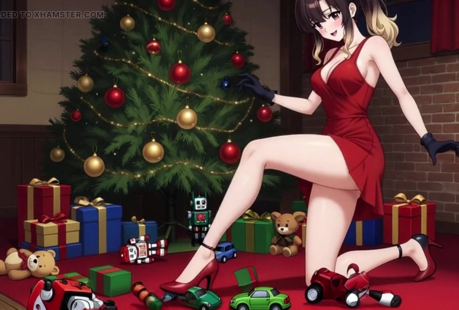 Holiday Fantasy Girls vs Christmas Toys