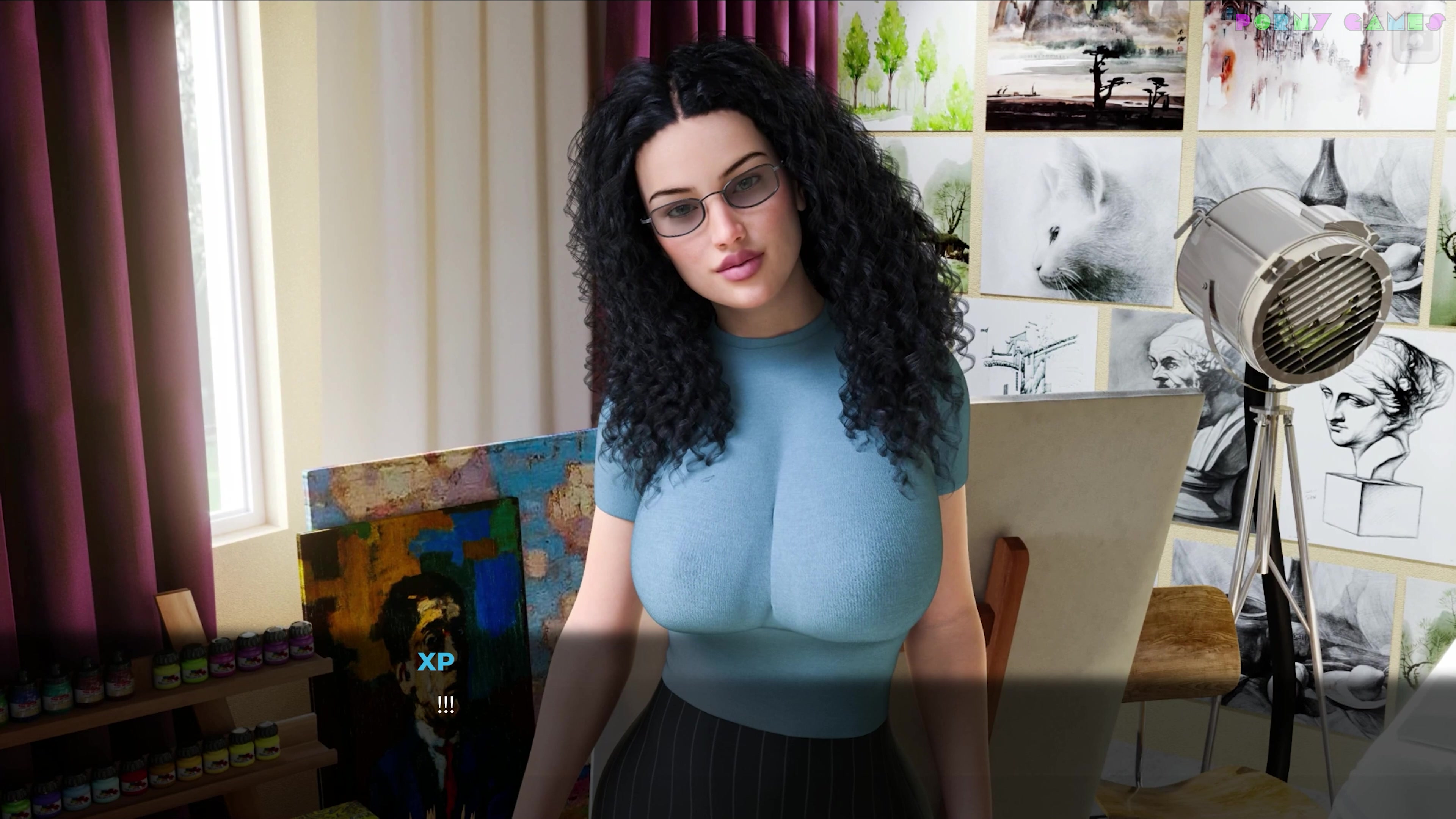 MILFs of Sunville by L7team - Taking Part in Stimulating Art Lessons 14