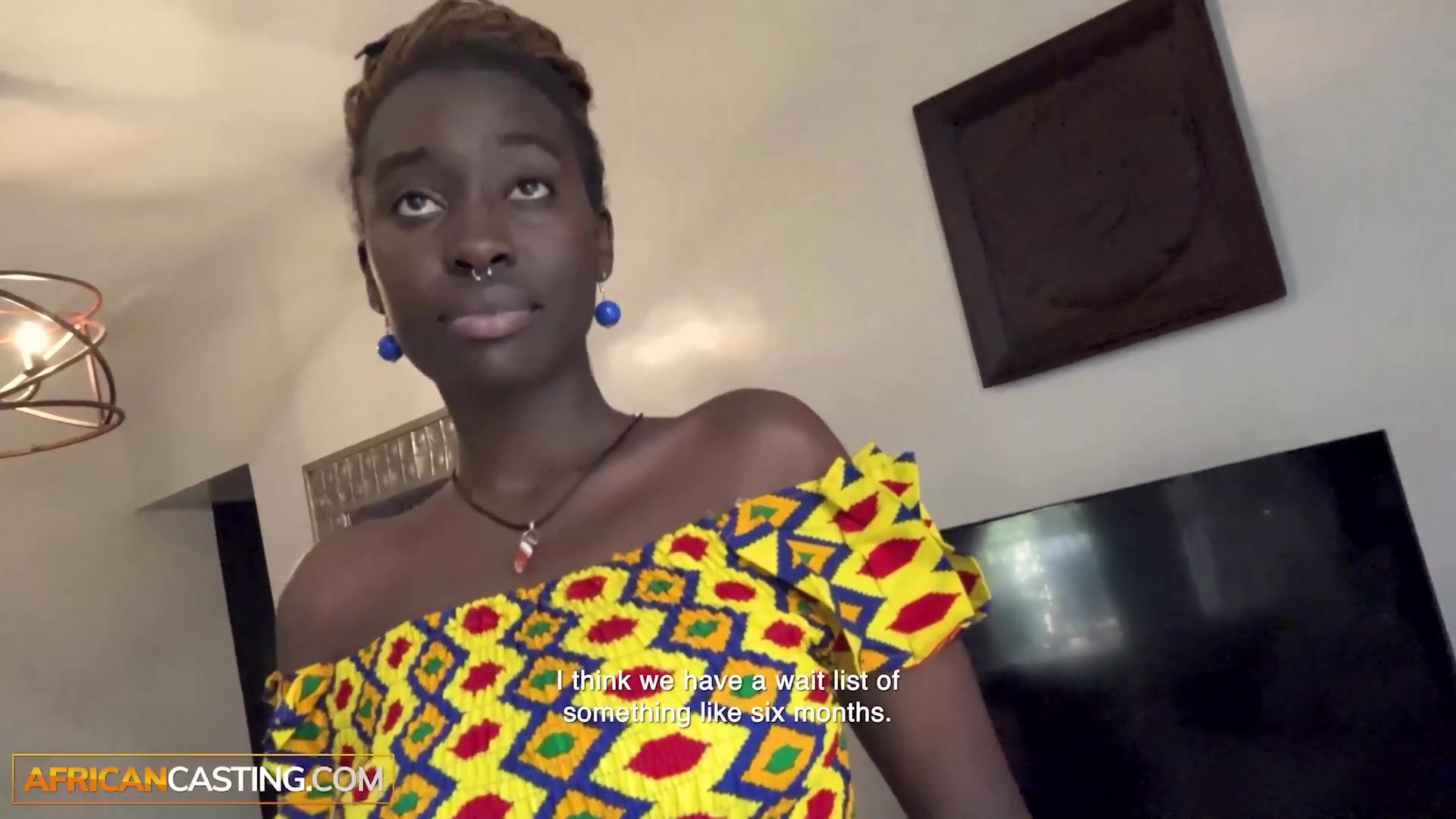 Amateur Dark Skin Black Babe Rides BWC After Rough Throat Fuck In Casting