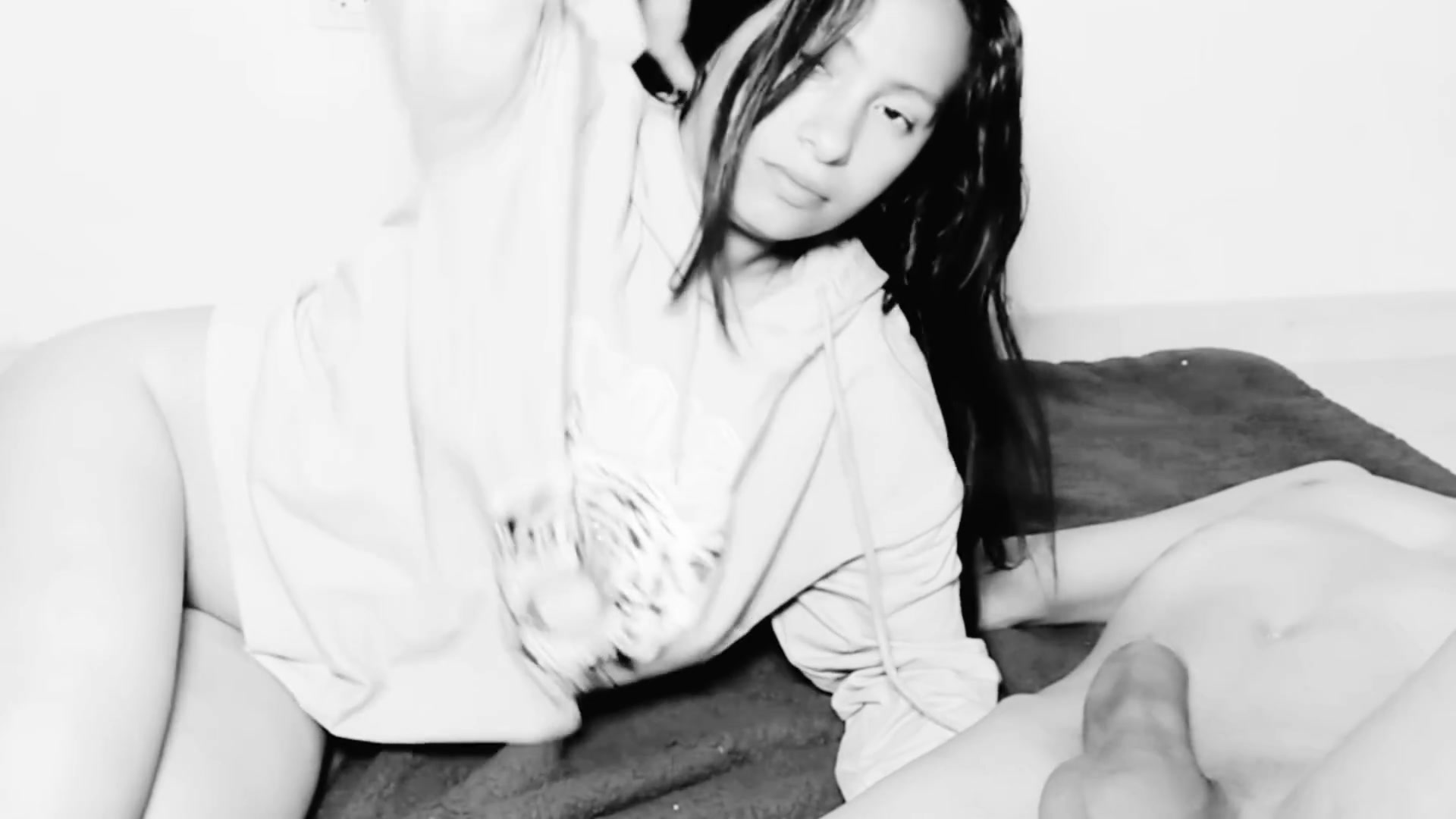 Black and white video series, sexy shot, colorless shots