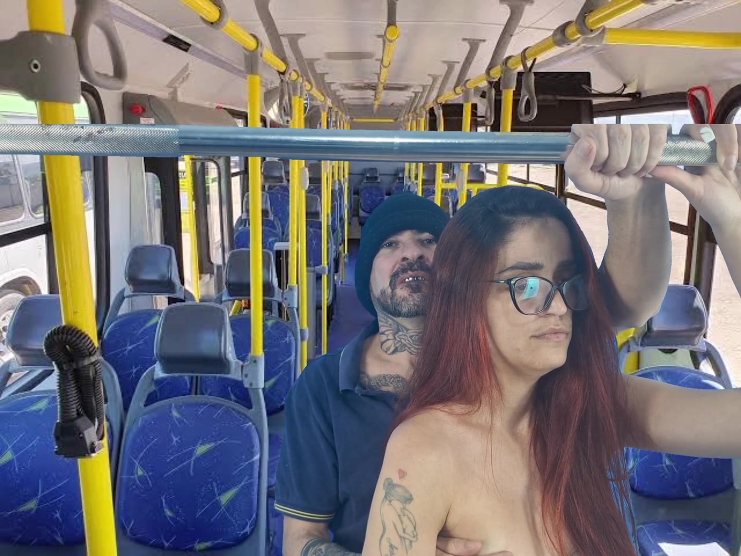 I Got Fucked on Public Transport and He Cummed on Me and Left My Ass Creamy