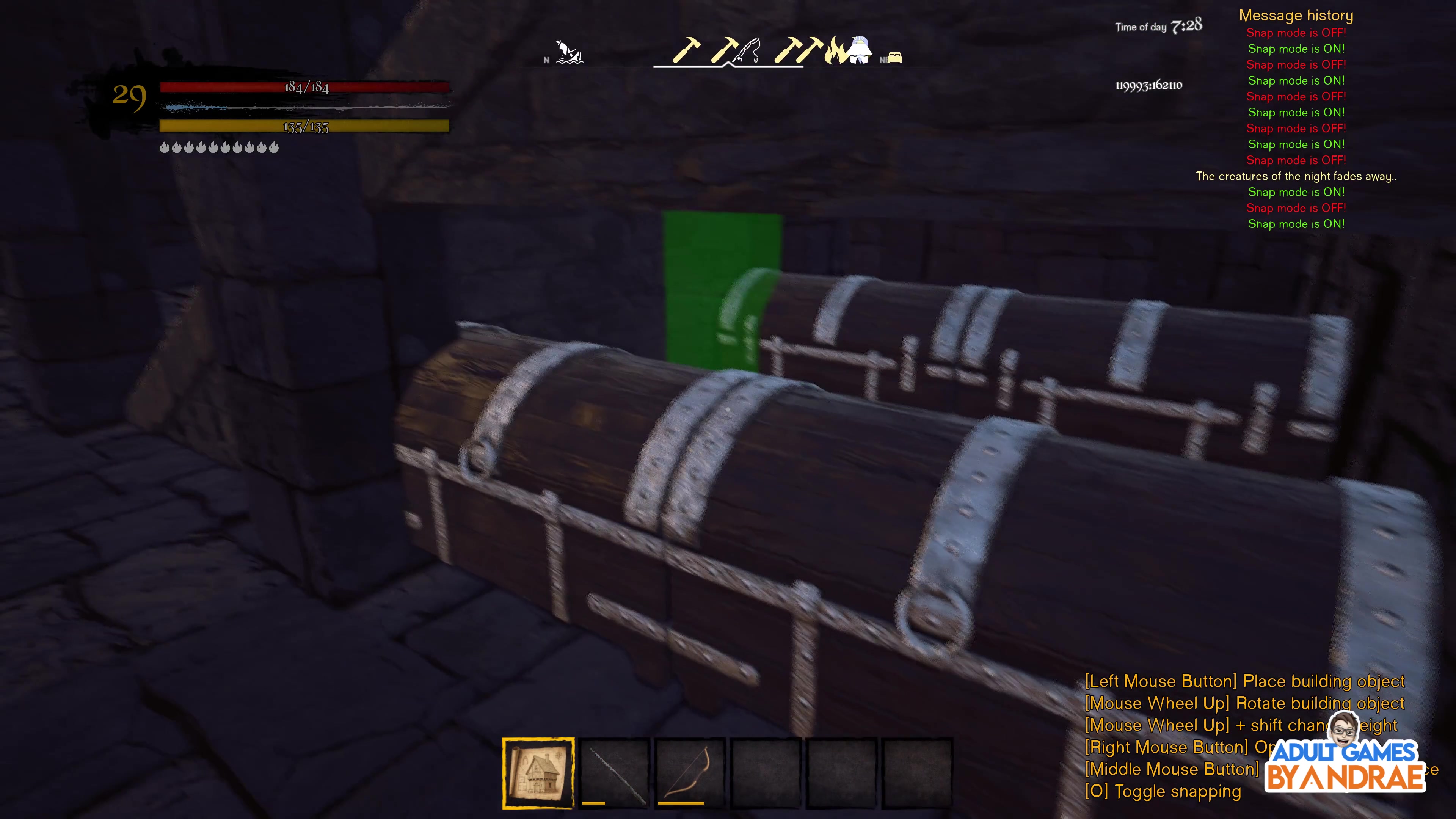 EP9: Building a Basement in our Stone House (Wicked Island Gameplay)