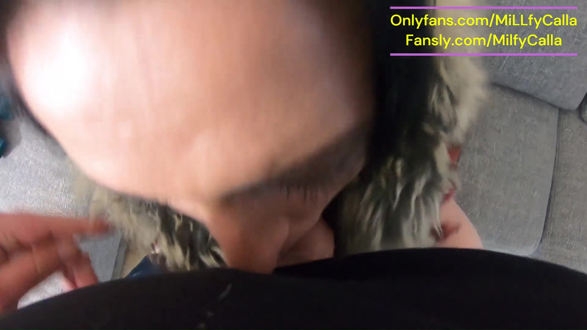 Cum on My Black Fur Downjacket Blowjob & Jacket Fetish