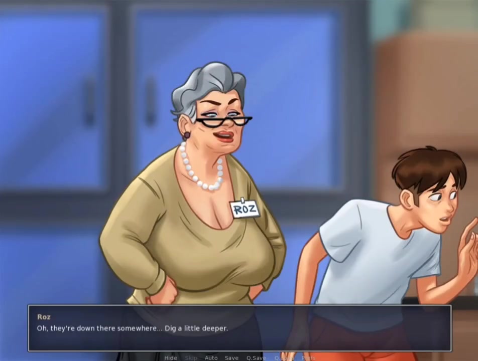 Mature Granny Loves To Suck- Summertime Saga