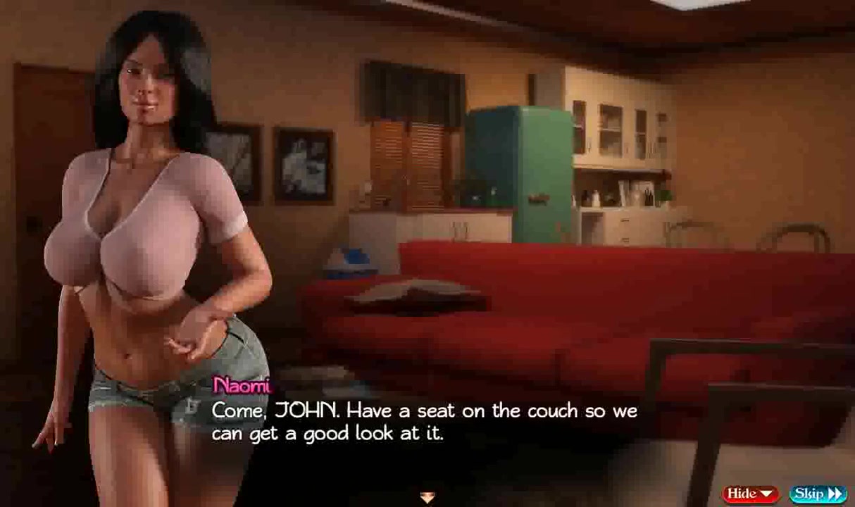 Treasure of Nadia: a guy shows his huge dick to two horny MILF's ep 192