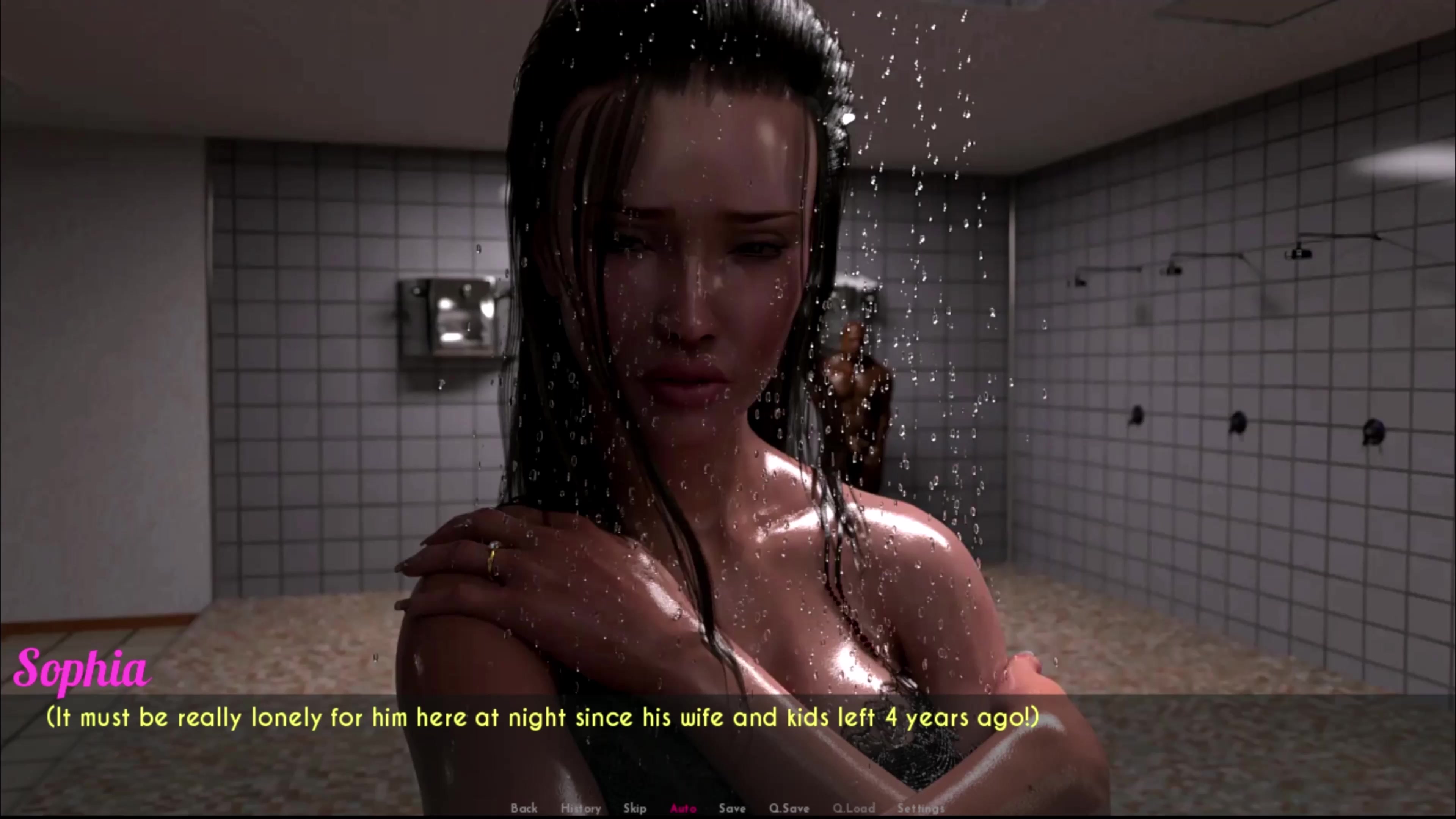 Awam - Day 15 - Free - Part 3 - Sophia Saw a BBC Cock While Shower