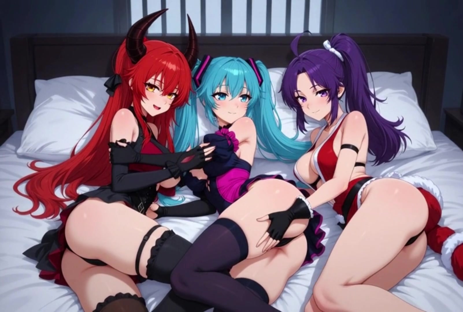 Visual art inspired by anime – fantastic scenes and character design