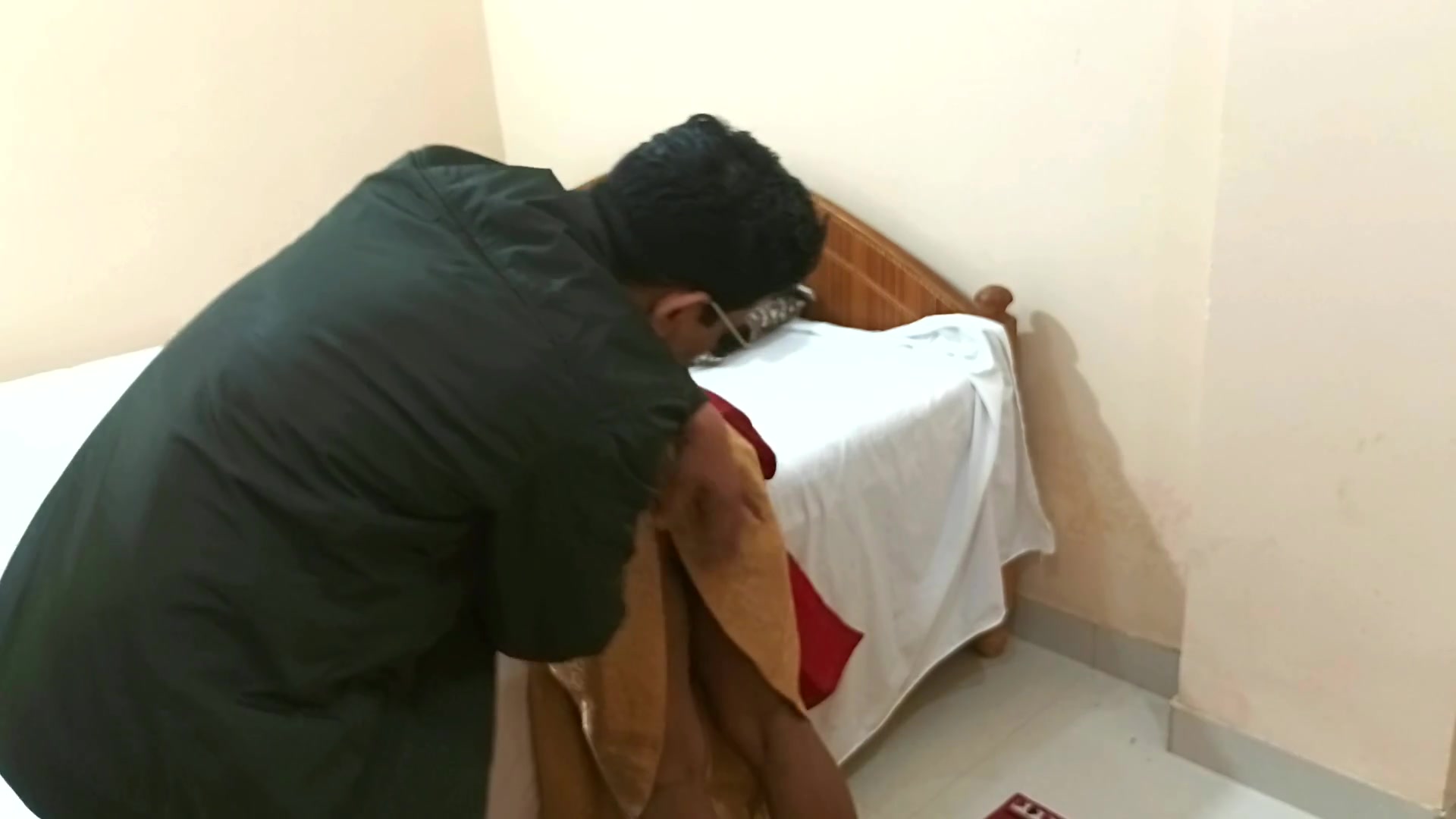 Young Pregnant Bhabhi deep throat Blowjob and Doggy style sex with Friend while Wearing Lehenga Before Ceremony