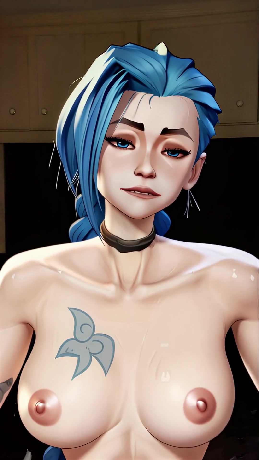 Jinx praises you as she tells you how to jerk it for her JOI