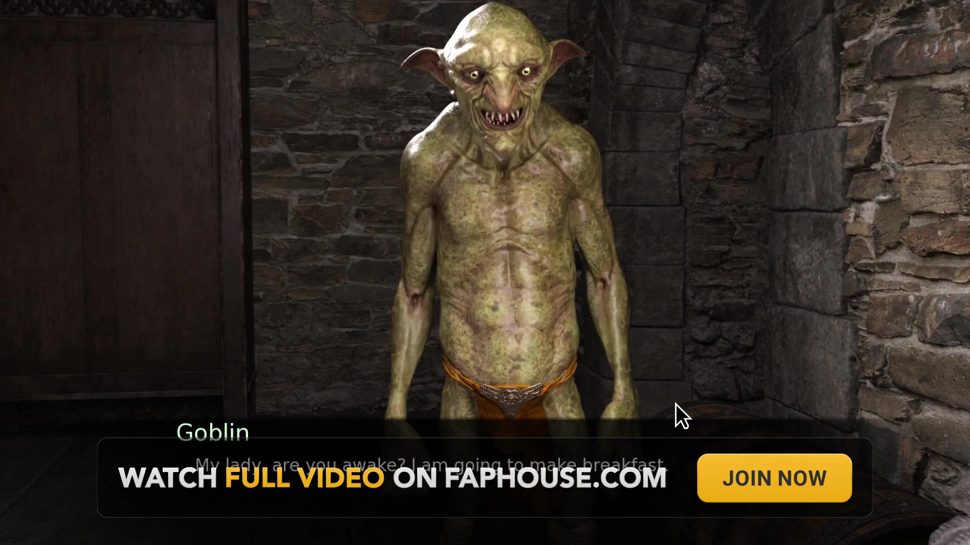 Sexy Mistress Fucked by Her Goblin Slave