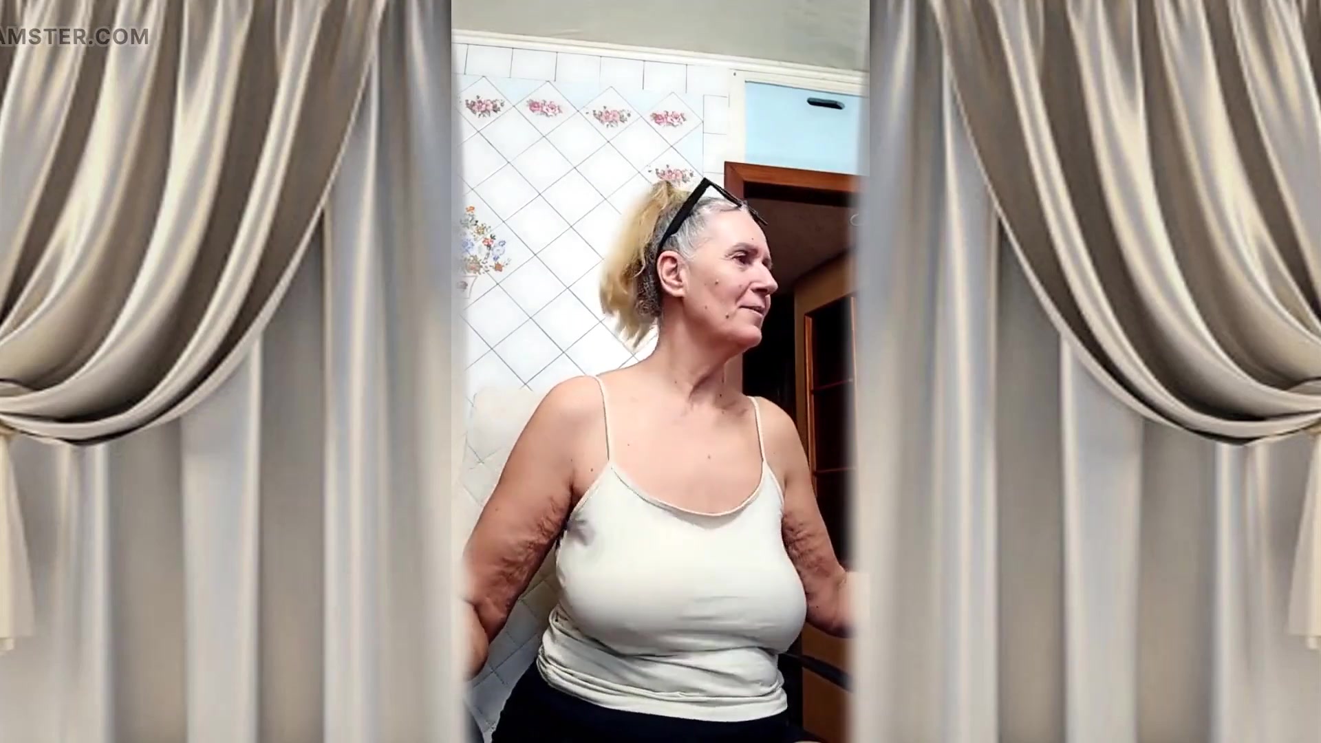 Hot Housewife Lukerya in the Kitchen