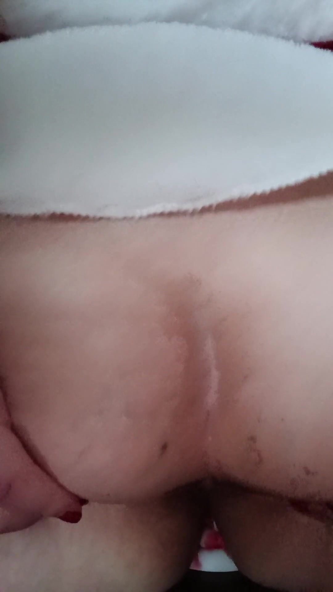 Big Booty BBW rides Christmas tree dildo