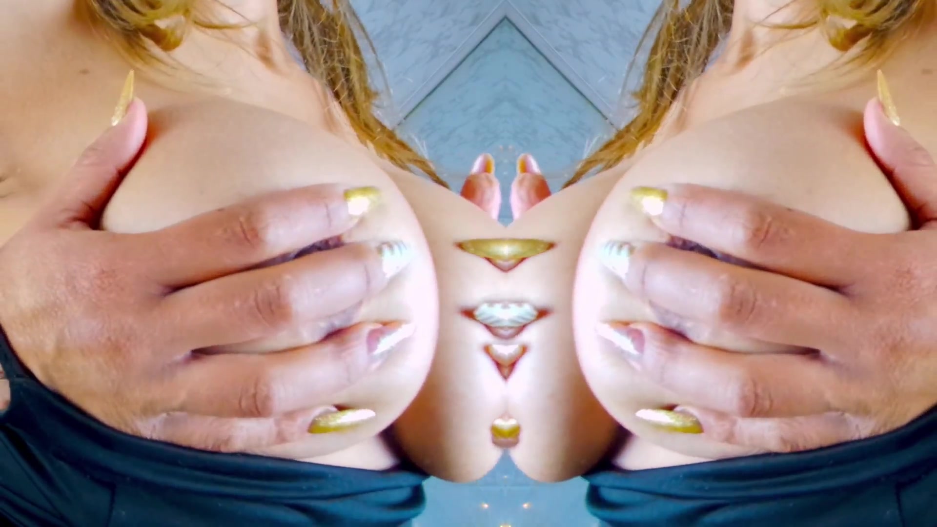 Sexy mature wants you to cover her tits with milk!!