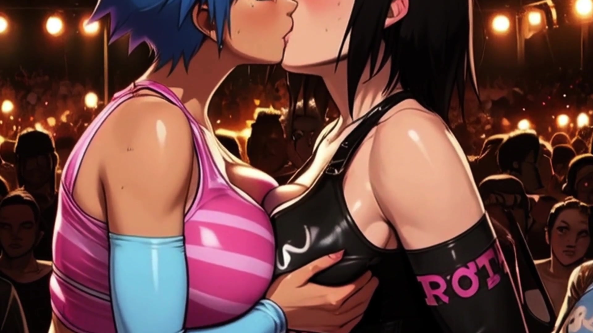 Lesbians Love Turning Straight Girls Into Bi Girls In The Mosh Pit