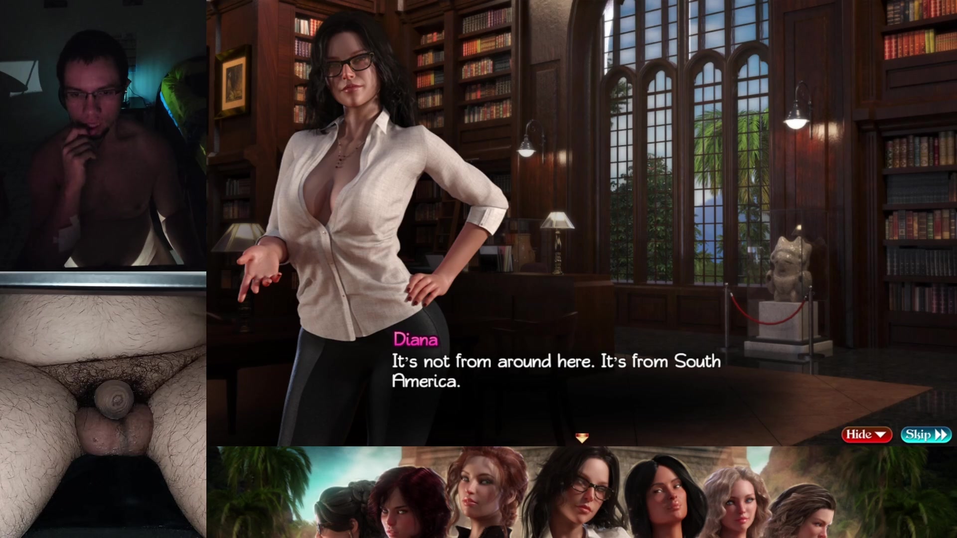 A NAKED GAMER PLAYS TREASURE OF NADIA (GAMEPLAY 2)