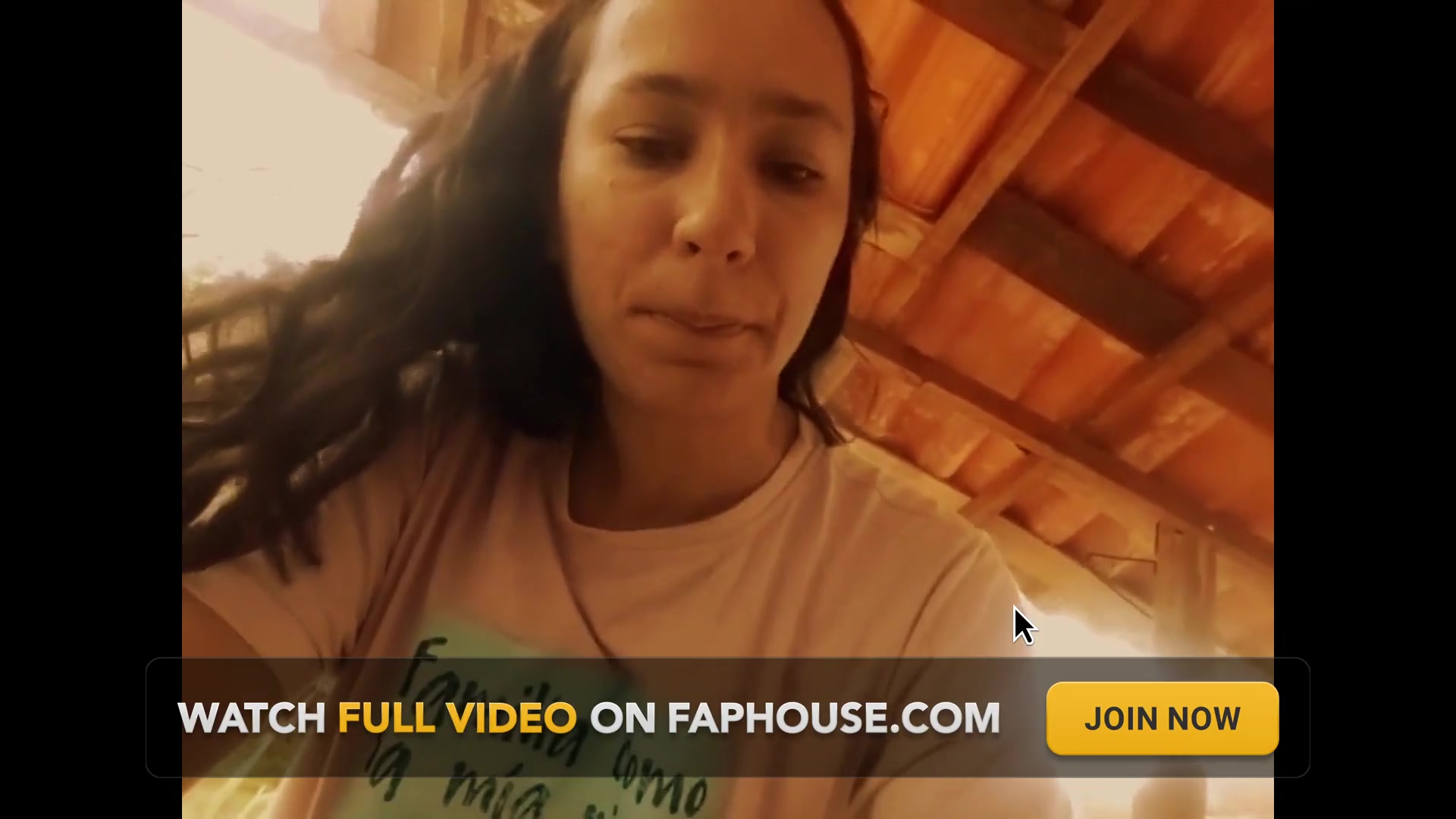 Brittany Touches Her Pussy in the Laundry Room