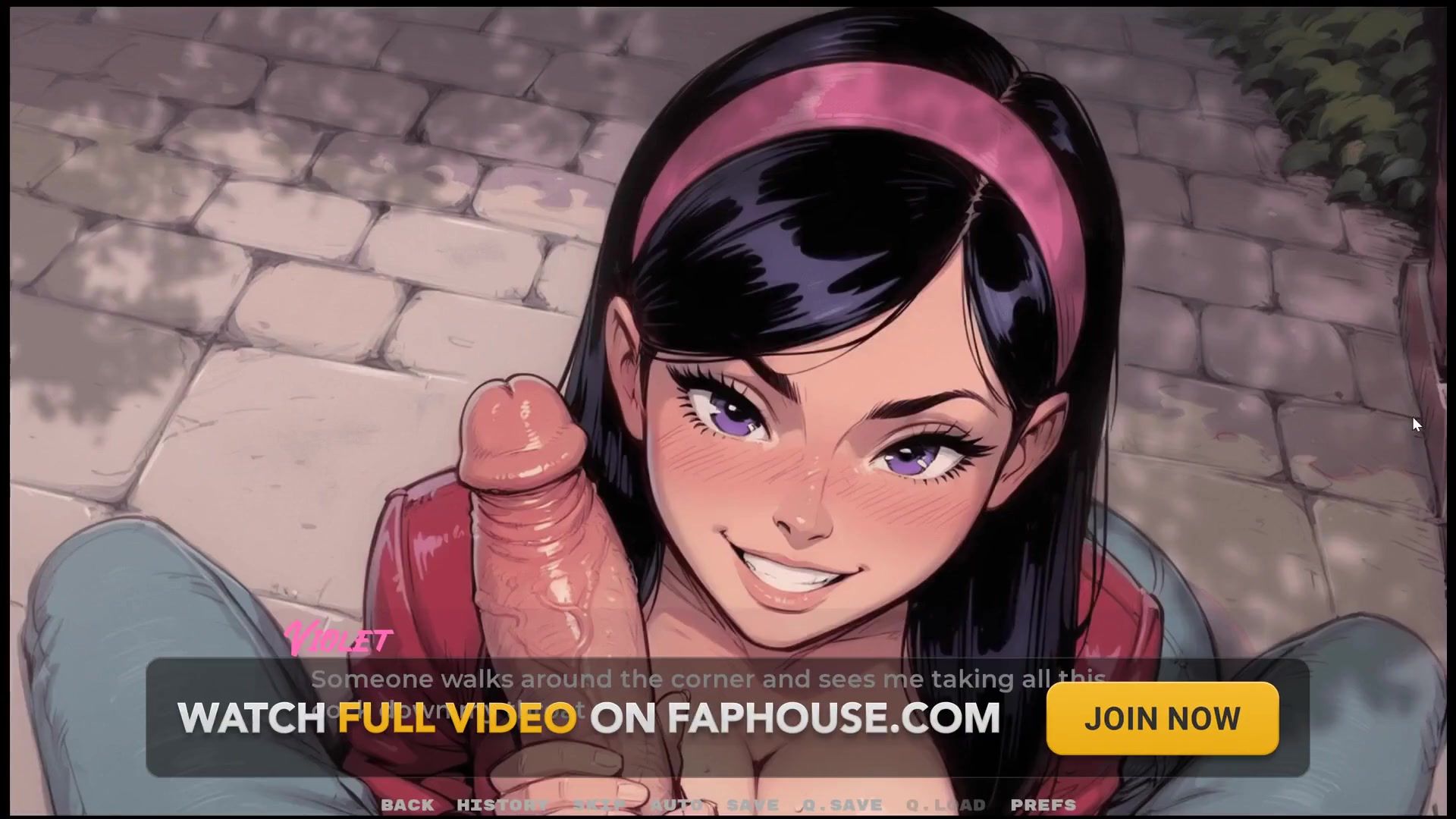 My New Girlfriend [ Taboo Hentai Game ] Ep.23 Caught Giving a Handjob in the Back Alley!